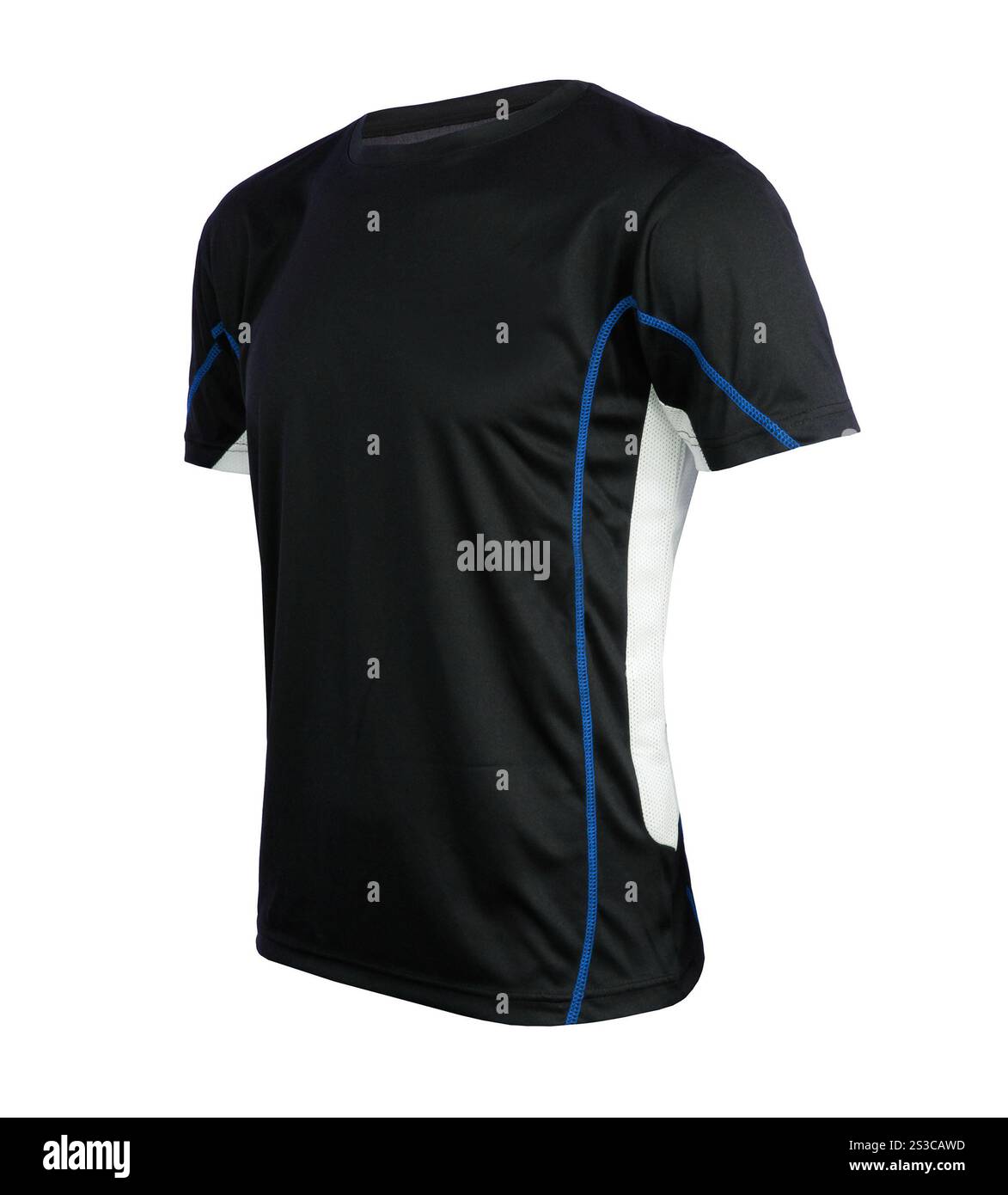Modèle de tshirt noir Banque D'Images