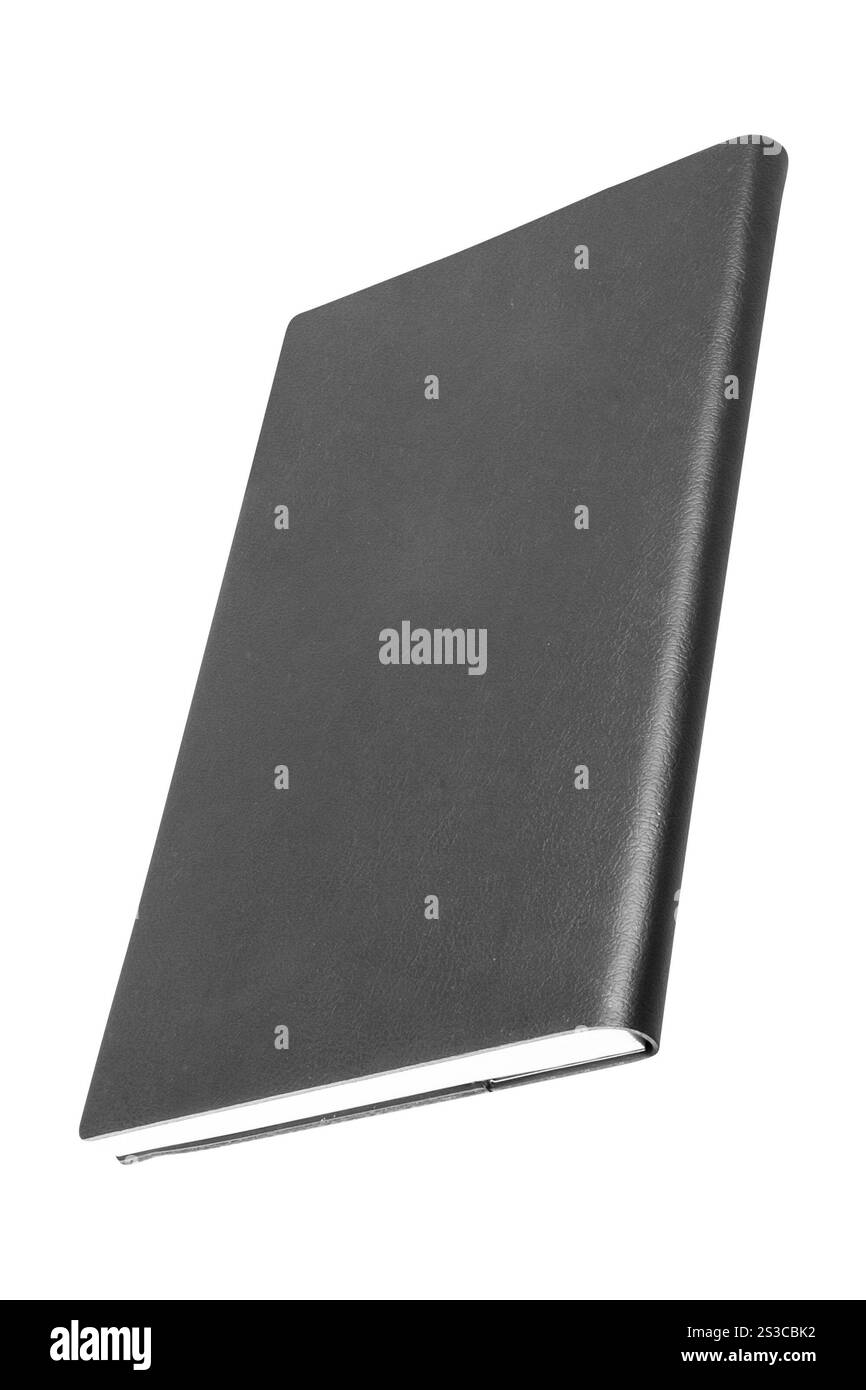cahier sur fond blanc Banque D'Images