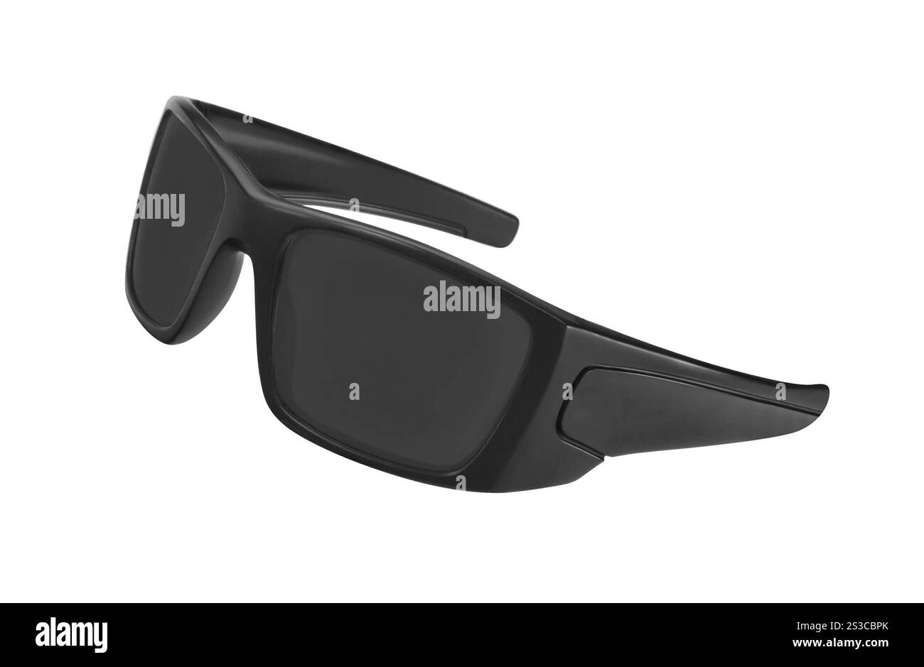 Lunettes de soleil noir isolé sur fond blanc Banque D'Images