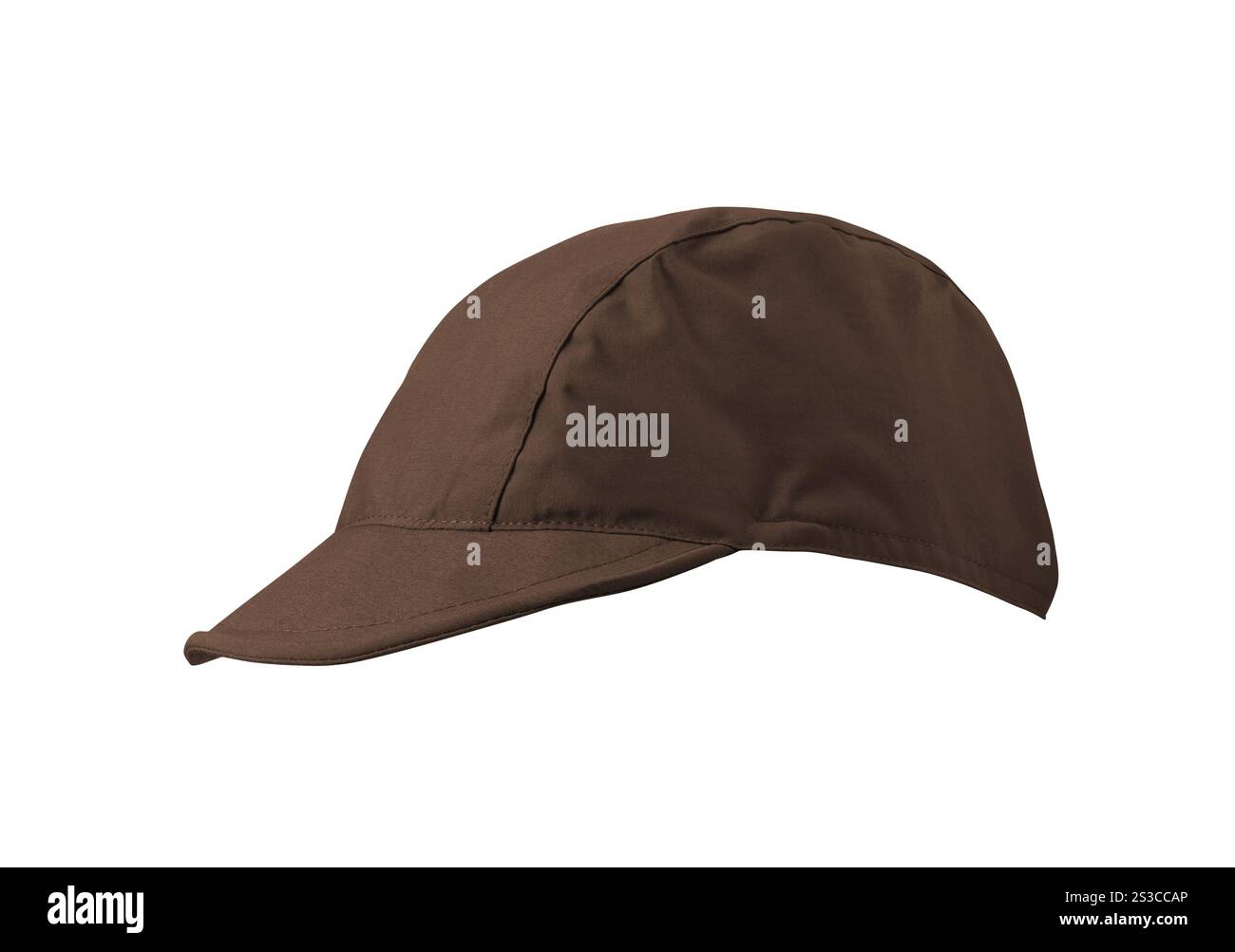 Casquette kaki isolée sur blanc Banque D'Images