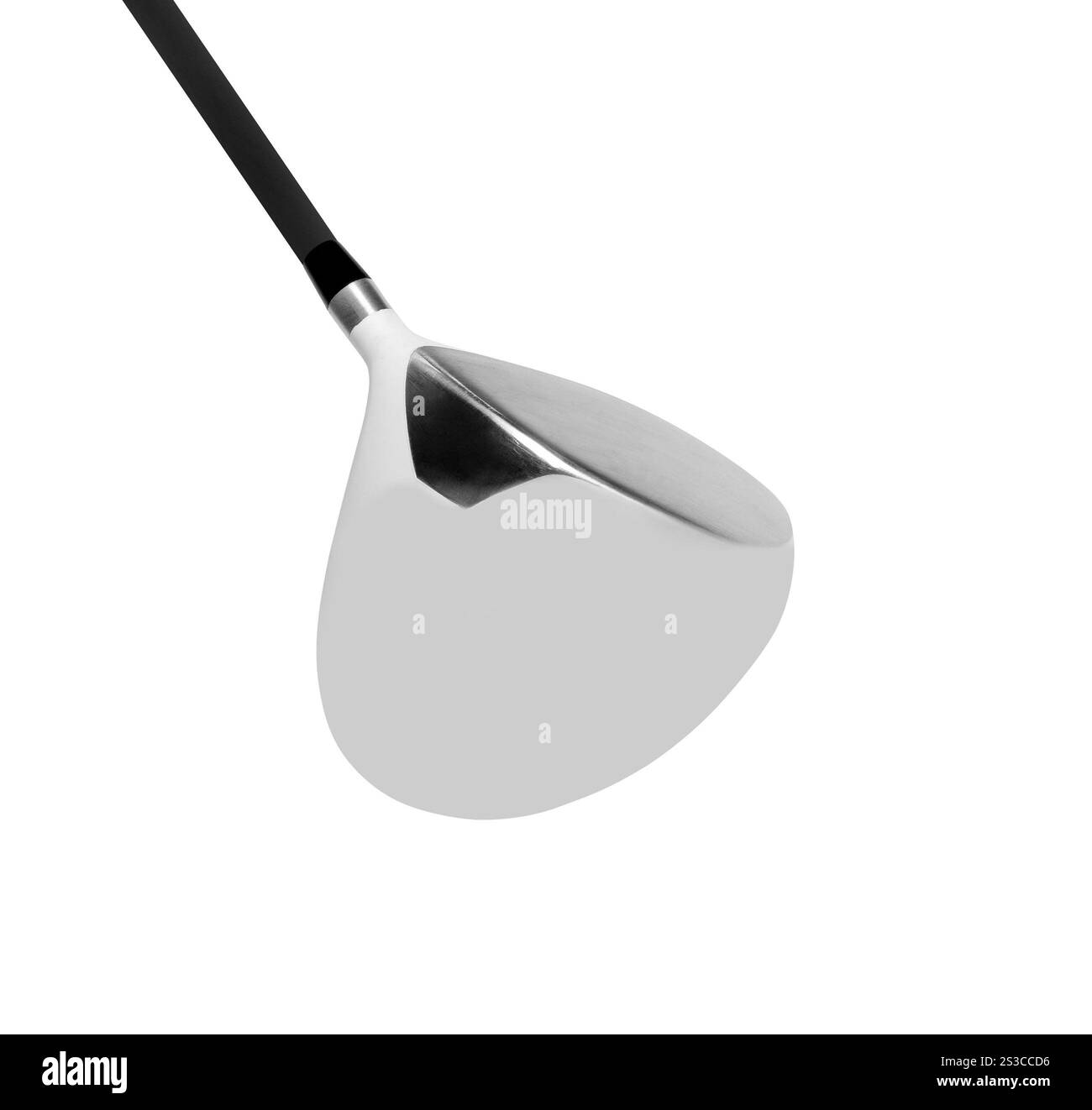 Club de golf isolé sur blanc Banque D'Images