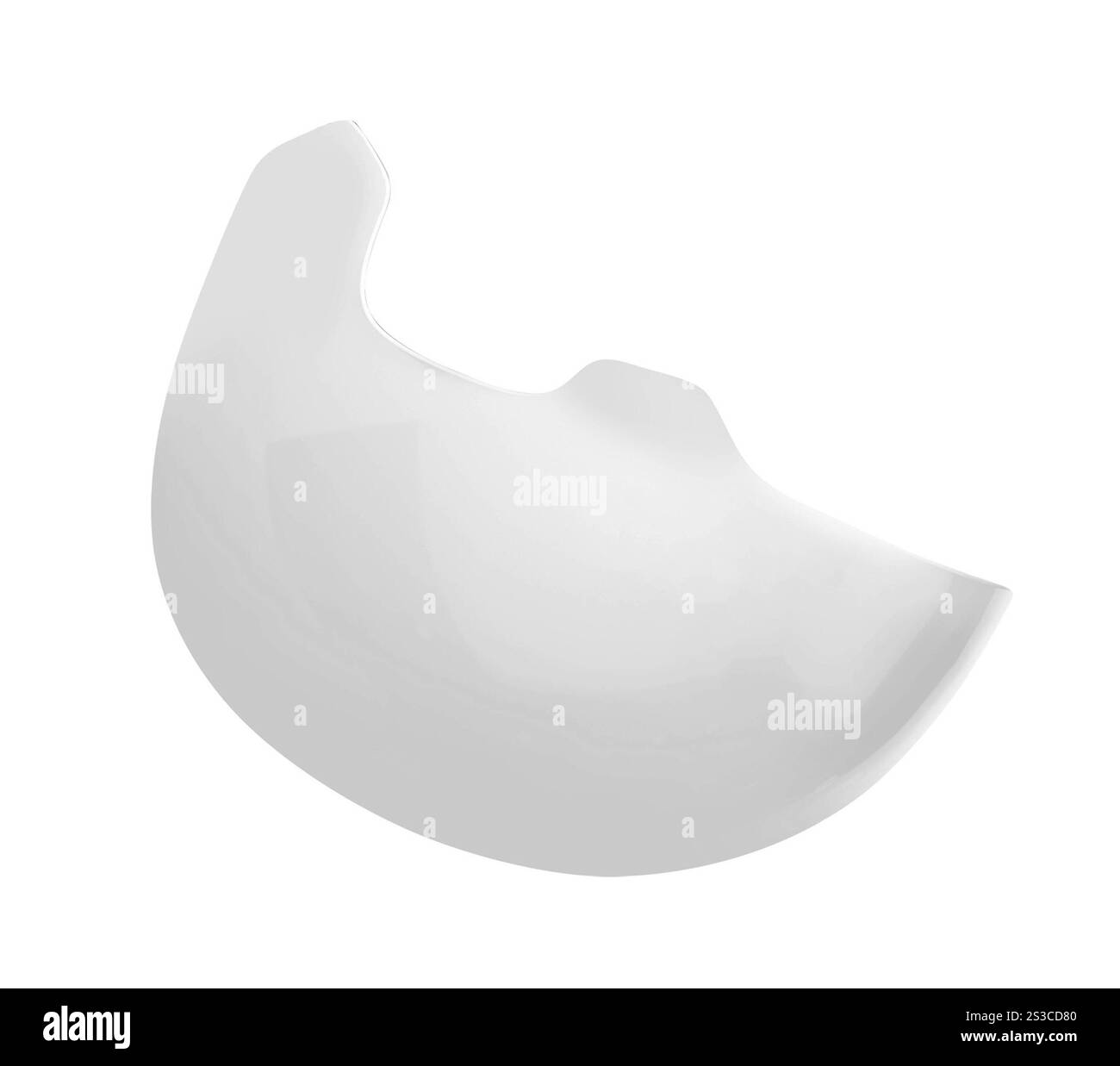 Casque de vélo isolé Banque D'Images