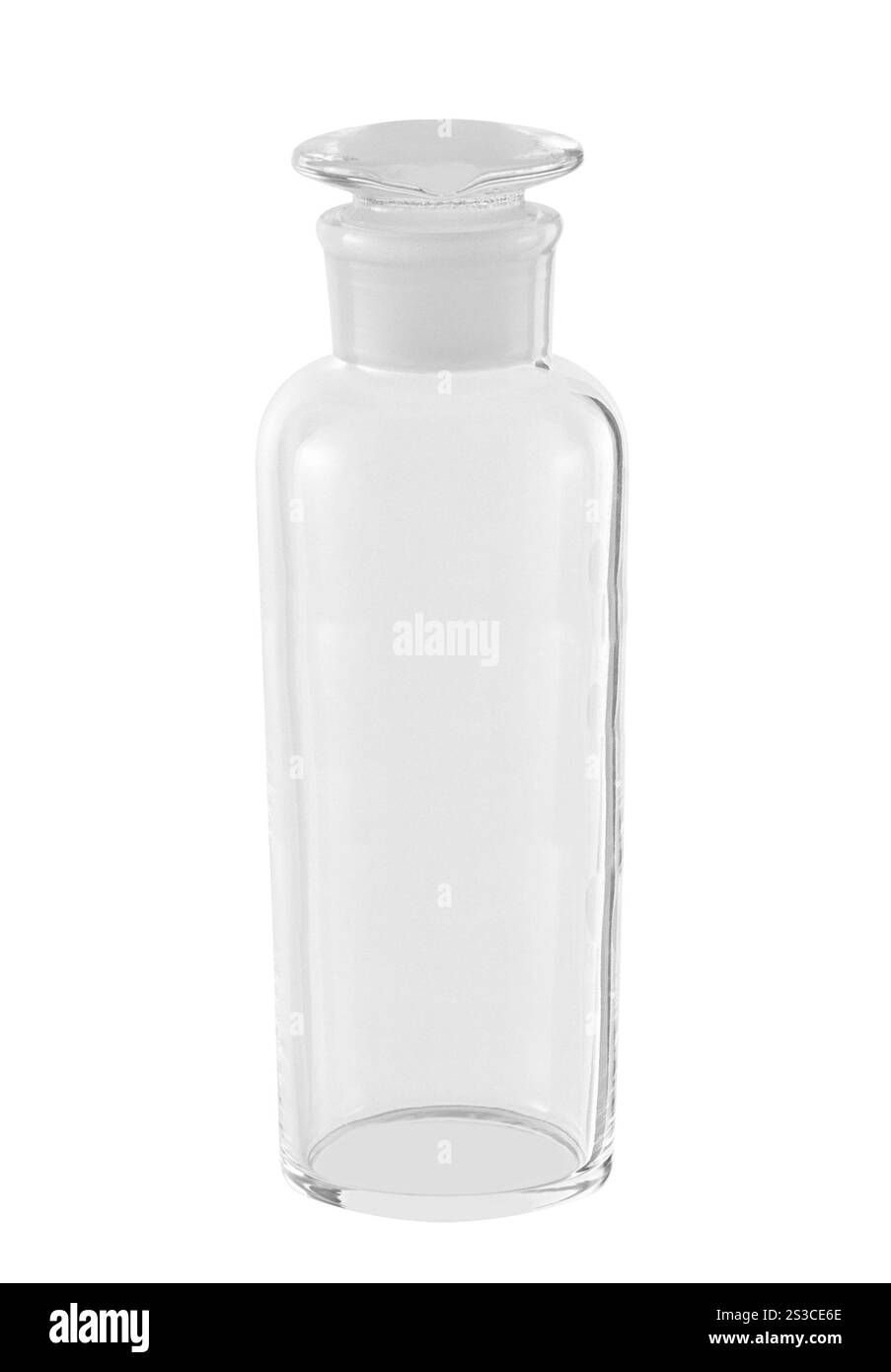 Ampoules médicales blanches isolées sur blanc Banque D'Images