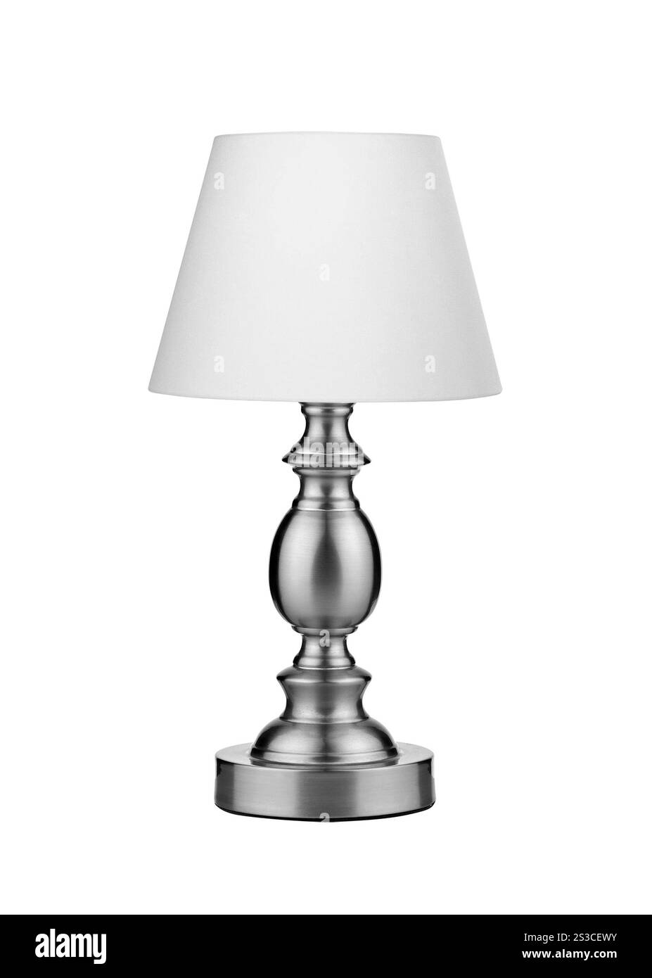 Petite lampe, isolée sur fond blanc Banque D'Images