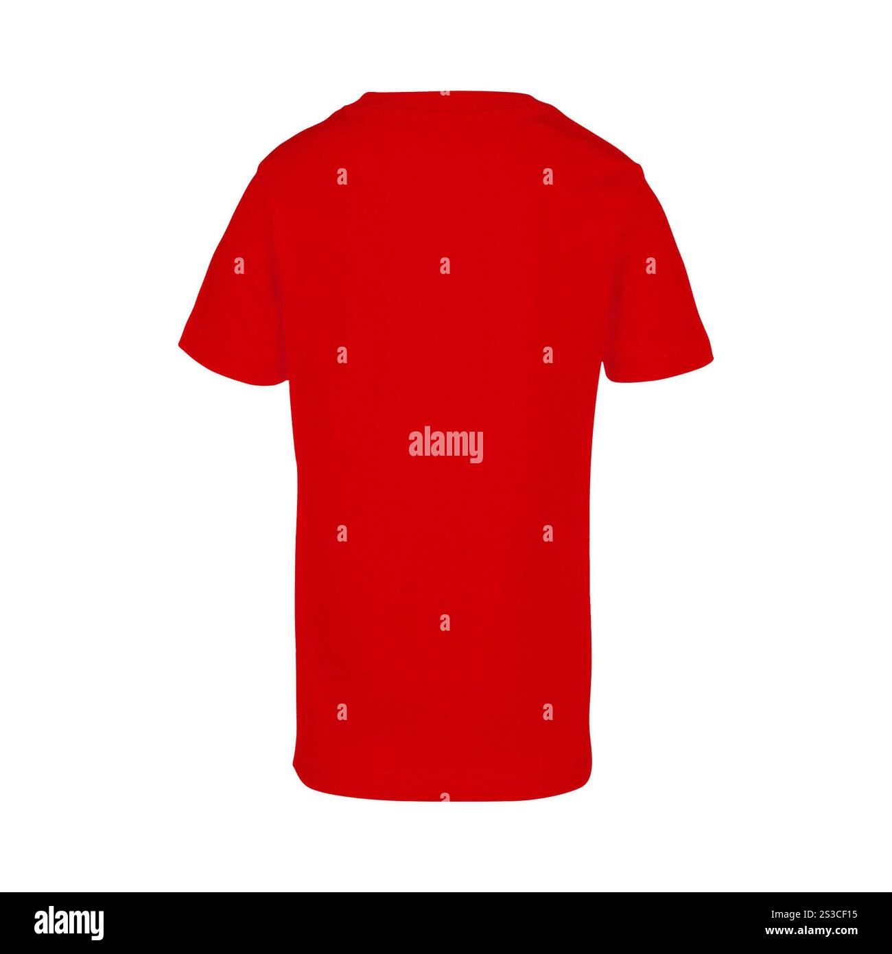 tshirt rouge isolé. tshirt bleu isolé Banque D'Images