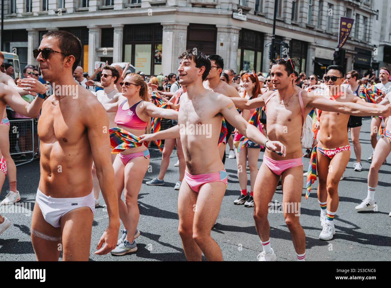 Photographie événementielle de Pride of London 2024 Banque D'Images