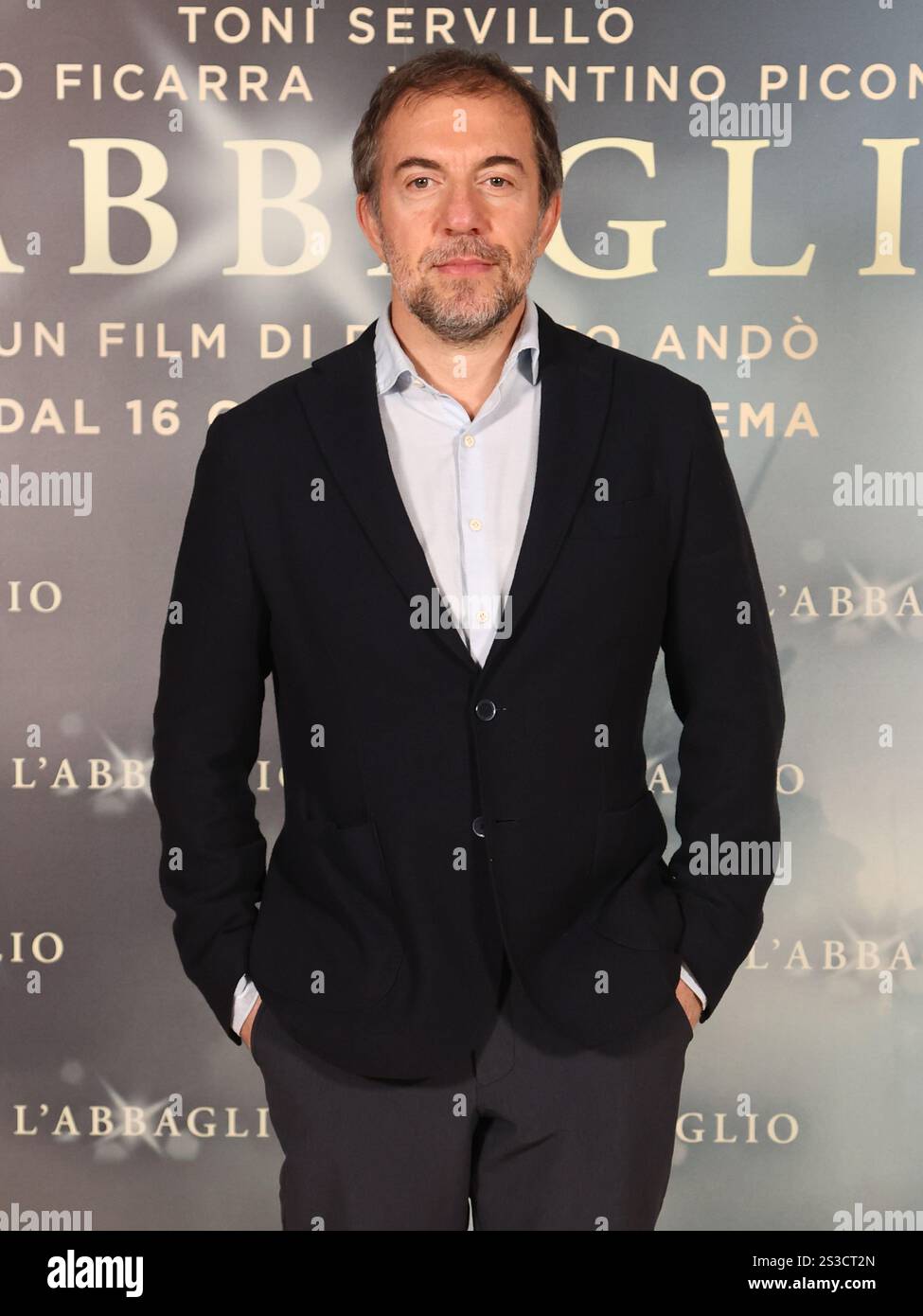 Rome, Italie. 09 janvier 2025. Rome, cinéma Barberini, photocall film 'L'Abbaglio'. Sur la photo : Rosario Lisma crédit : Agence photo indépendante/Alamy Live News Banque D'Images