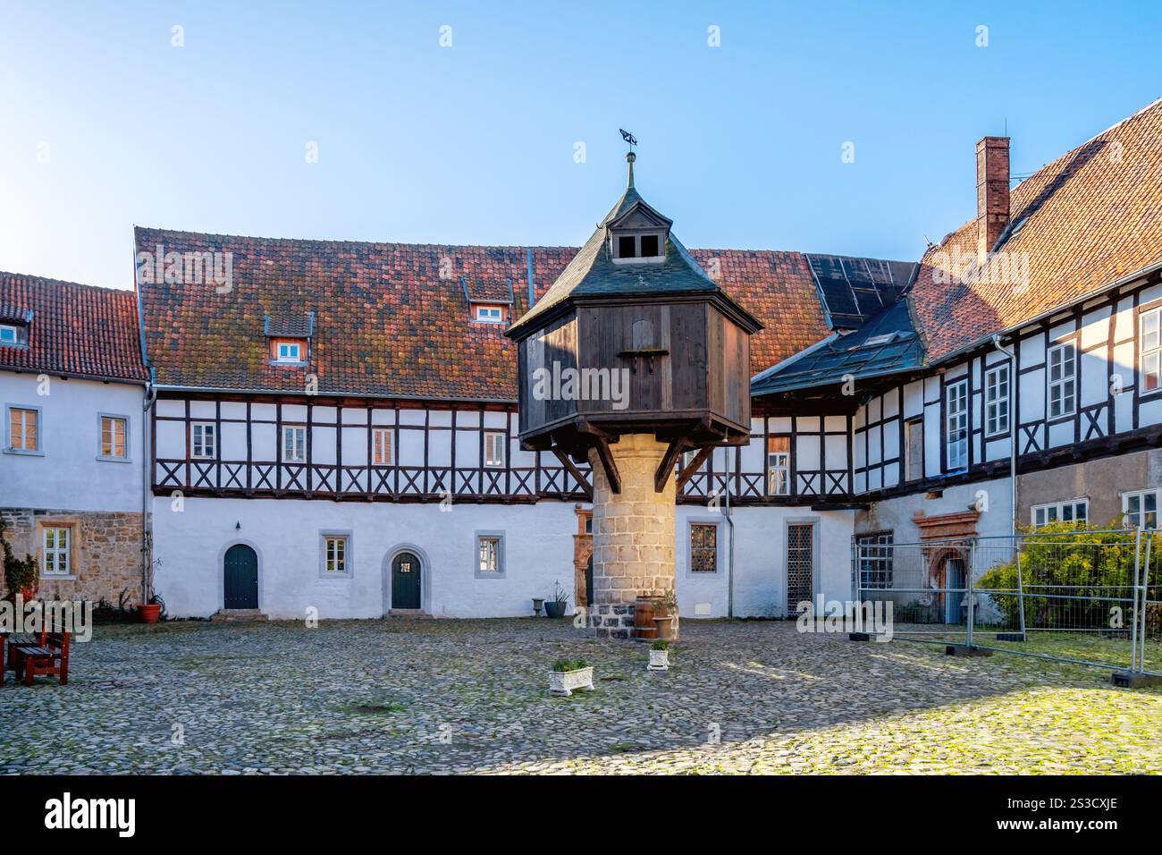 Vieille ville de Quedlinburg, Allemagne Banque D'Images