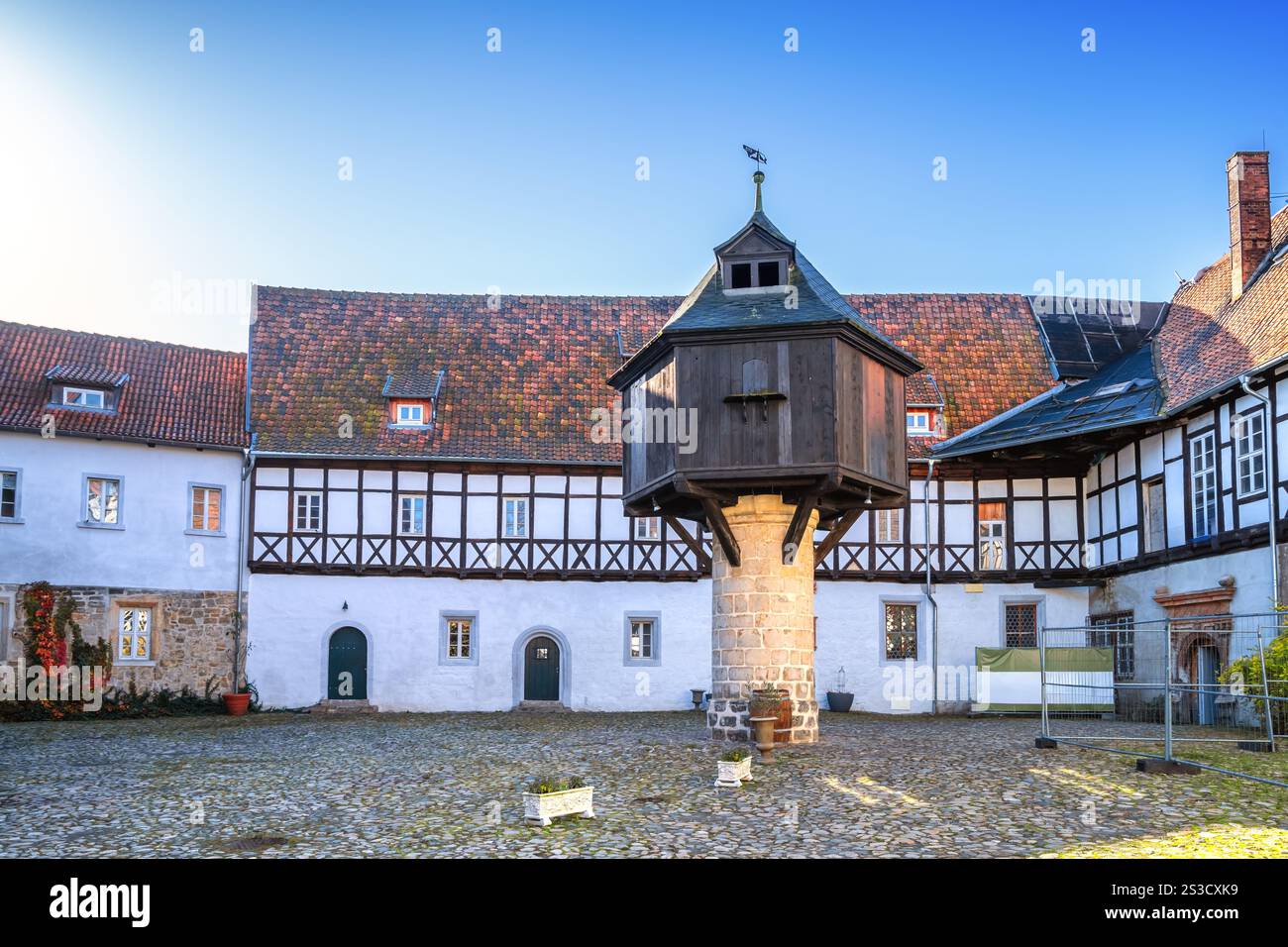 Vieille ville de Quedlinburg, Allemagne Banque D'Images