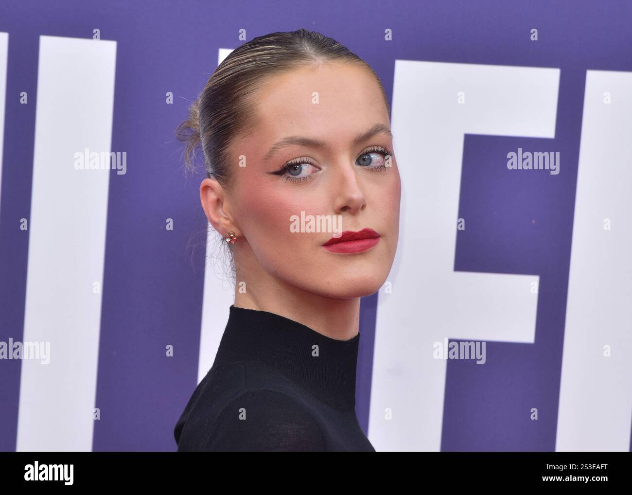 Madie Plt assiste à la première du Gala des « Killers of the Flower Moon » pendant le BFI London film Festival, au Southbank Centre, Royal Festival Hall à Londres, en Angleterre. ROYAUME-UNI. Samedi 7 octobre 2023 Banque D'Images