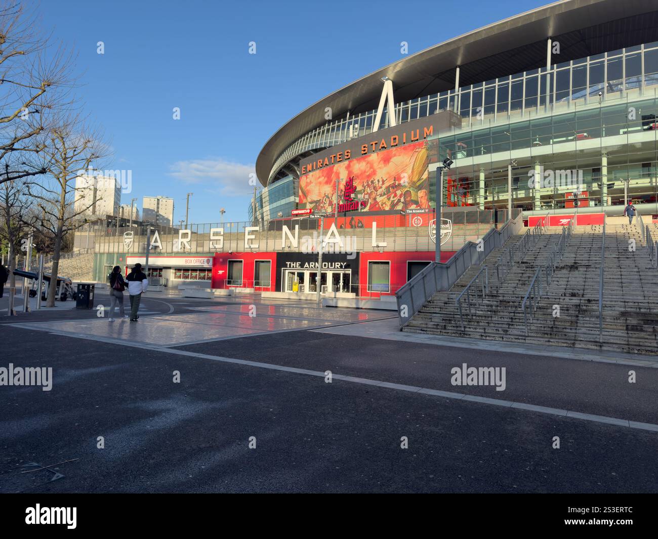 L'Emirates Stadium, stade du club de football Arsenal, sur Hornsey Road, Londres N7 Banque D'Images