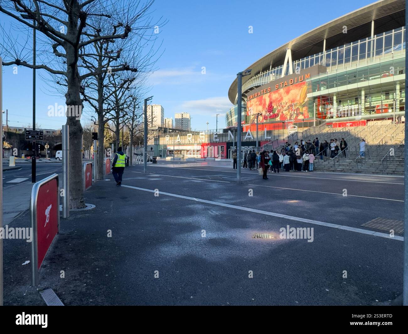 L'Emirates Stadium, stade du club de football Arsenal, sur Hornsey Road, Londres N7 Banque D'Images