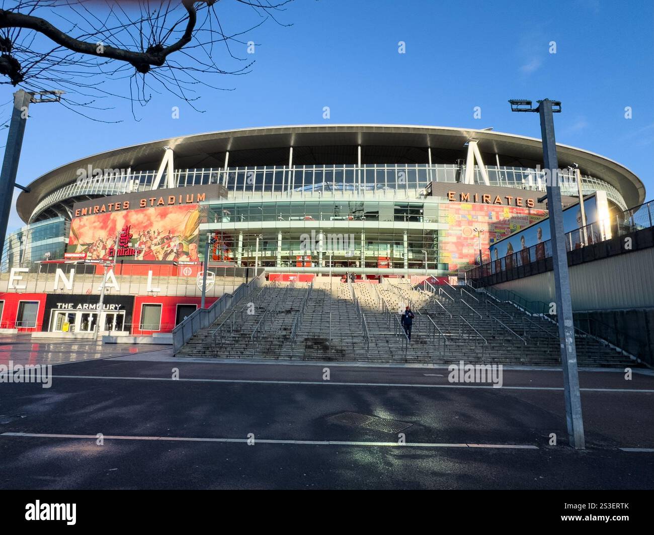 L'Emirates Stadium, stade du club de football Arsenal, sur Hornsey Road, Londres N7 Banque D'Images