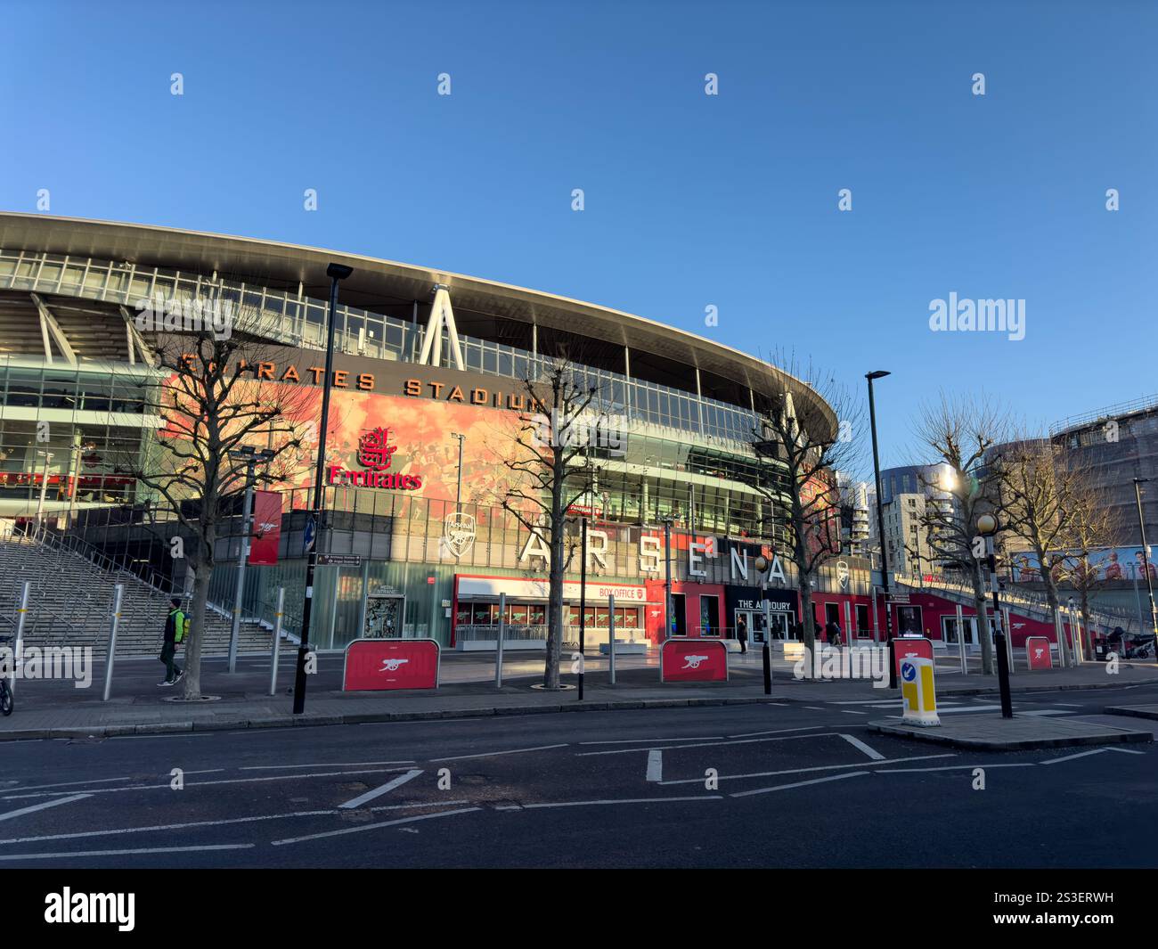 L'Emirates Stadium, stade du club de football Arsenal, sur Hornsey Road, Londres N7 Banque D'Images