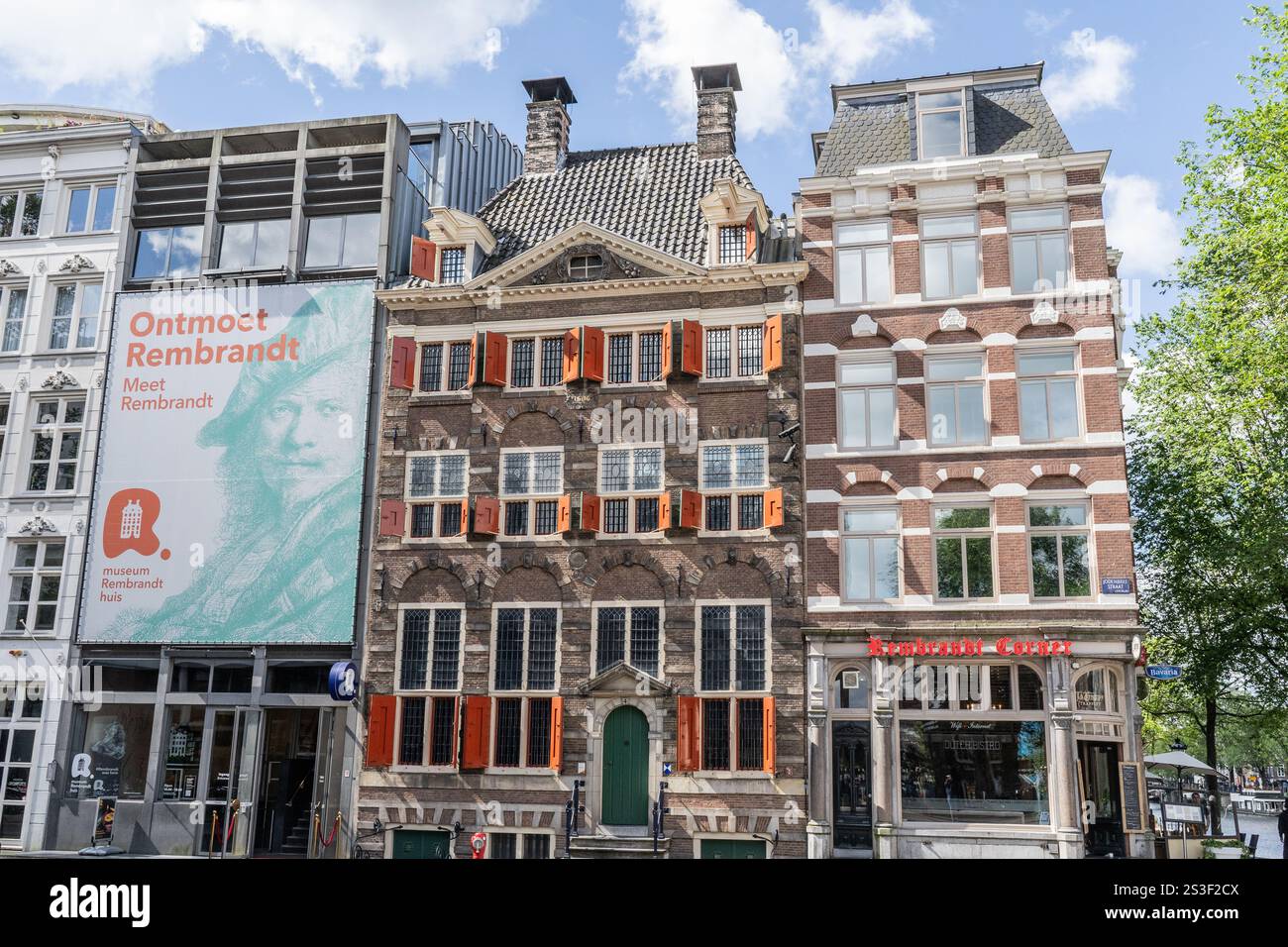 Amsterdam, pays-Bas : 9 juin 2024 - le musée de la Maison de Rembrandt où Rembrandt a peint la plupart de ses peintures i. Banque D'Images