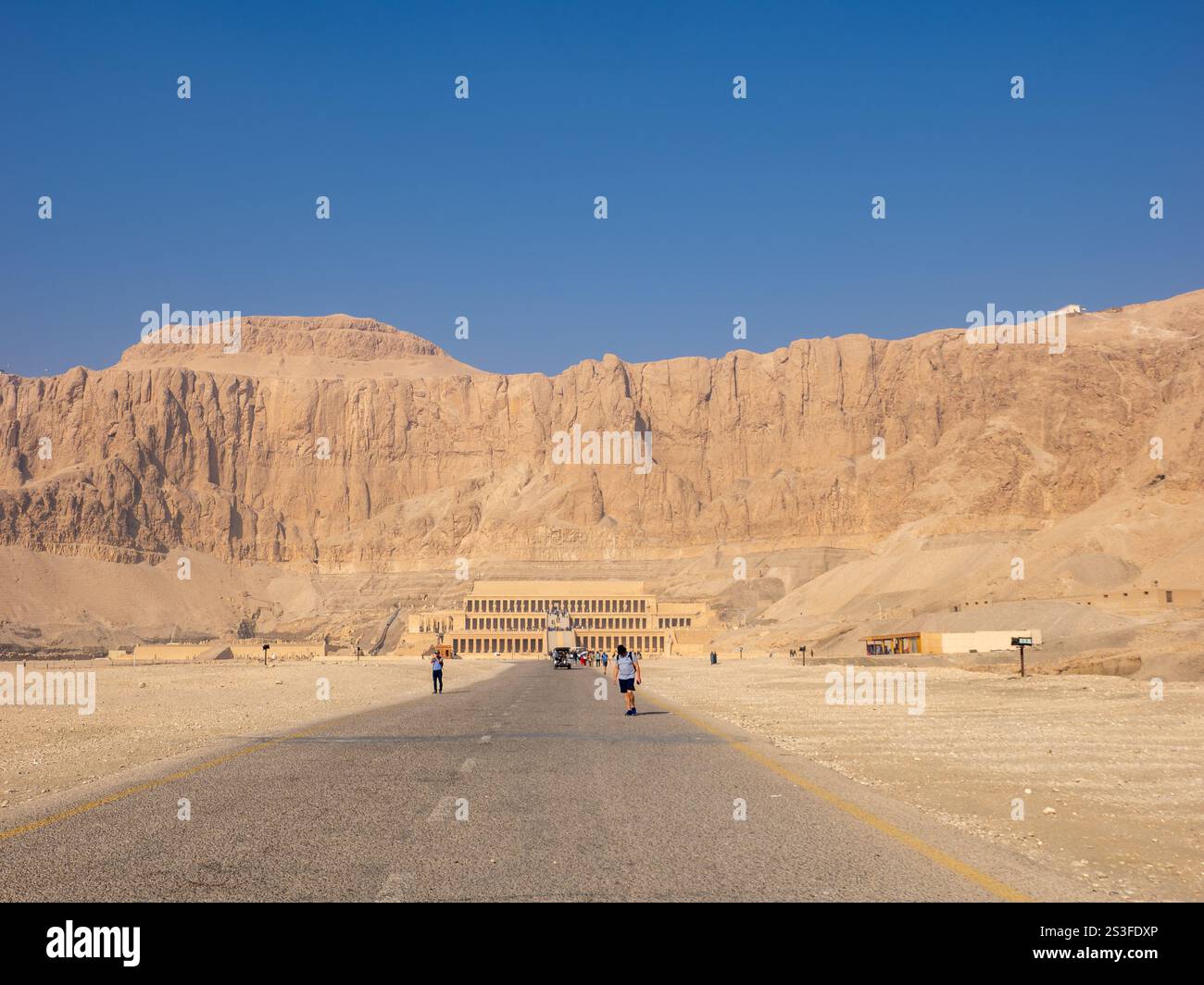 Temple funéraire d'Hatshepsout, Luxor, Egypte Banque D'Images