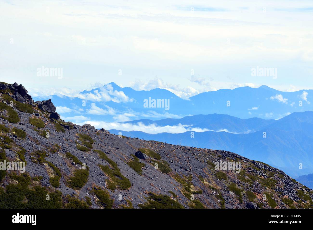 Mont Norikura, Alpes japonaises, Matusumoto, Japon Banque D'Images