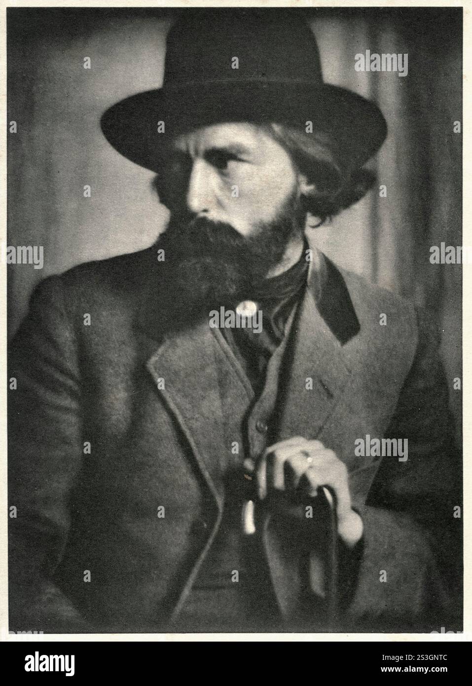 Augustus John, 1914, par Alvin Langdon Coburn - Banque D'Images