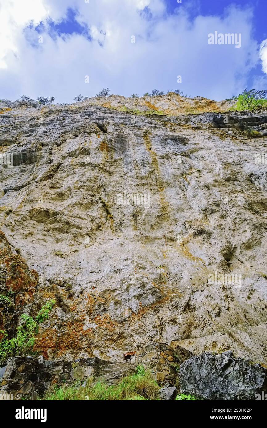 Gorge de Trigrad, montagnes des Rhodopes dans le sud de la Bulgarie, Europe du sud-est Yagodina, Bulgarie, Europe Banque D'Images