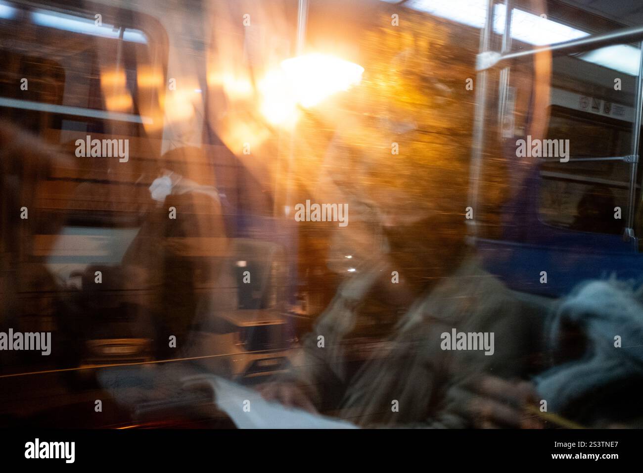 Métro à Athènes capitale de la Grèce dans la région Attique le 13 janvier 2024. Metro a Athenes capitale de la Grece en region attique le 13 janvier 2 Banque D'Images