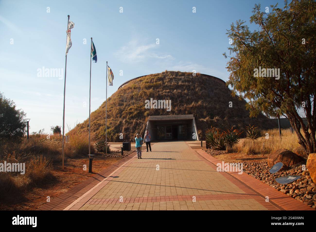Le site archéologique du berceau de Humakind à Gauteng, Afrique du Sud Banque D'Images