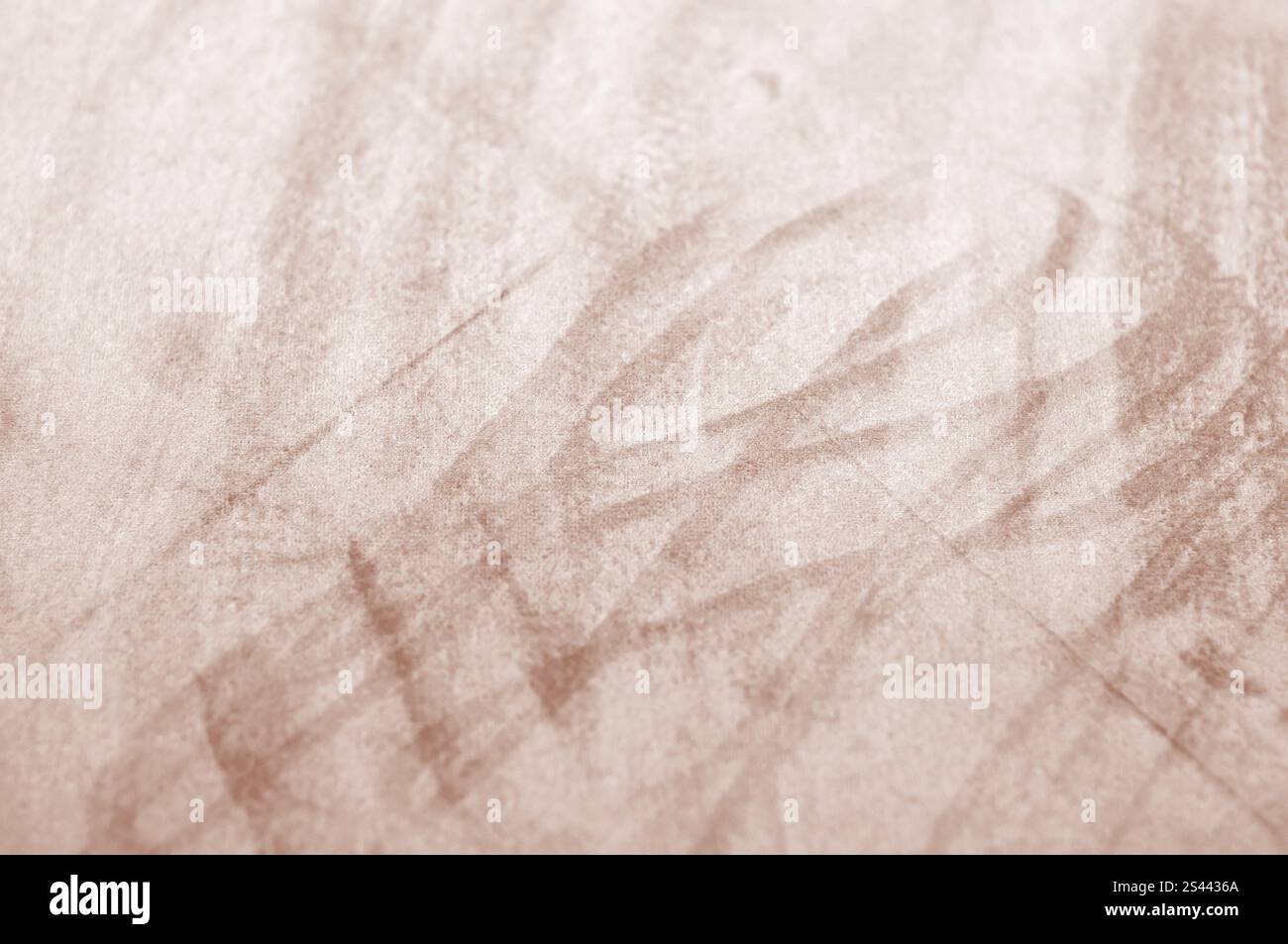 Texture de tissu Moka-mousse avec de légères éraflures, soulignant la couleur Pantone de l'année 2025. Banque D'Images