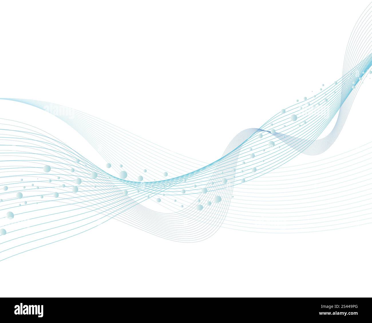 Abstract background vector l'eau avec des bulles d'air Illustration de Vecteur