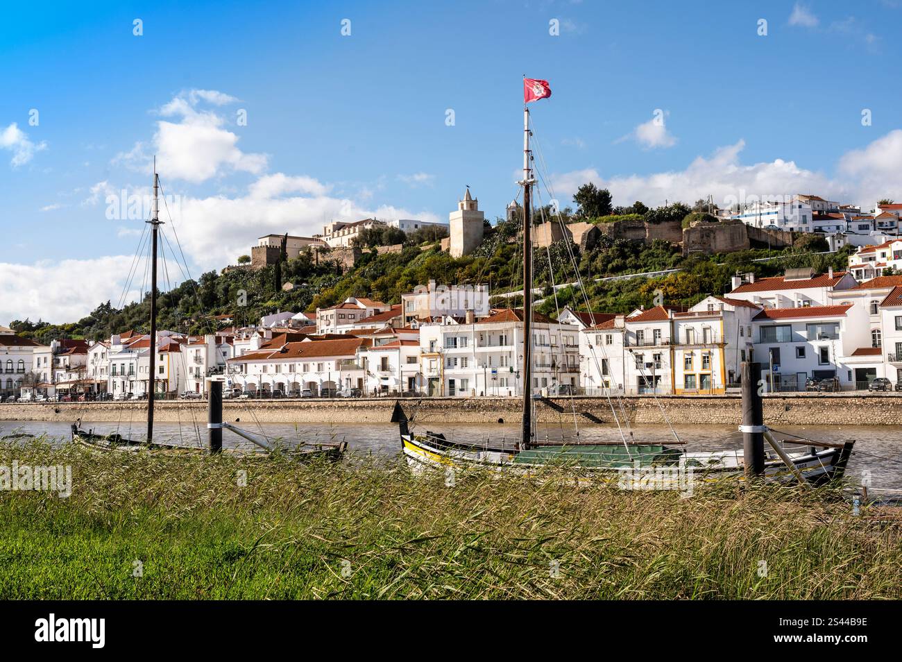 Belle vue sur Alcacer do Sal, Setubal Disctrict, Portugal Banque D'Images