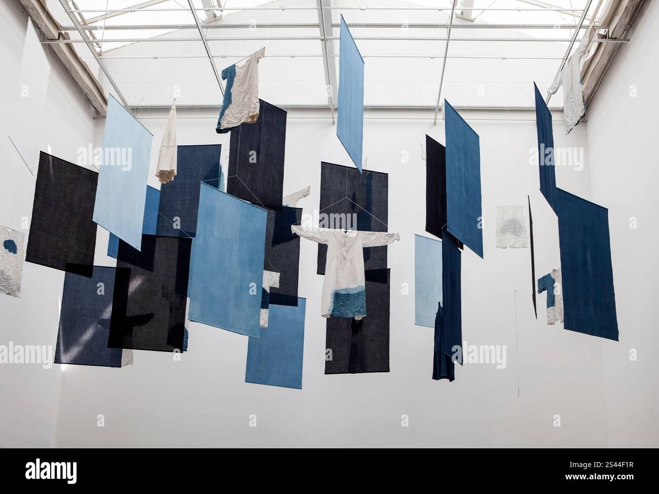 Fundi (soulèvement), par l’artiste fibre Aboubakar Fofana, Fridericianum, exposition documenta 14, 2017, Kassel, Allemagne, Europe Banque D'Images