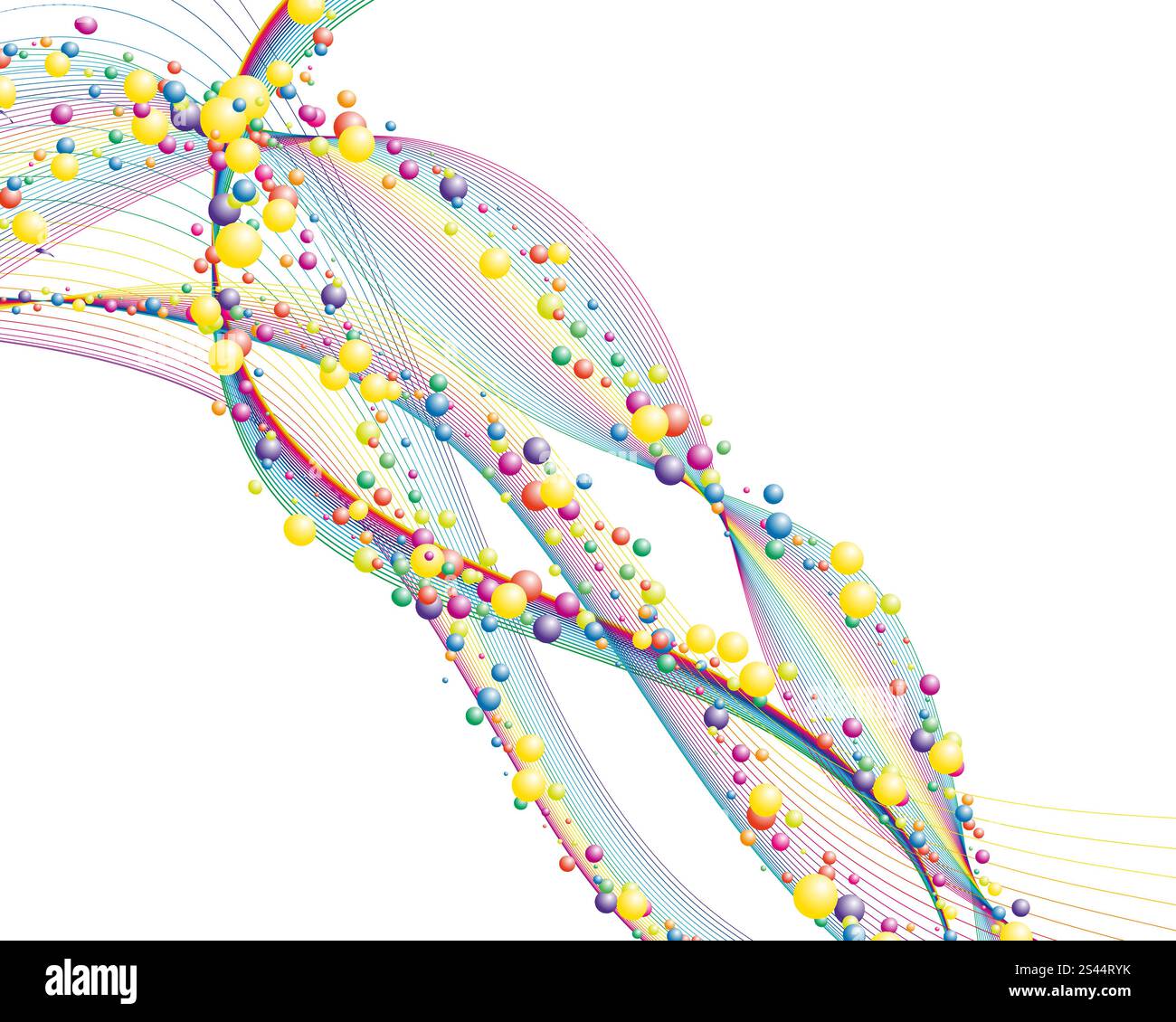 Des lignes colorées contexte le thème de la mer pour l'utilisation de conception Illustration de Vecteur