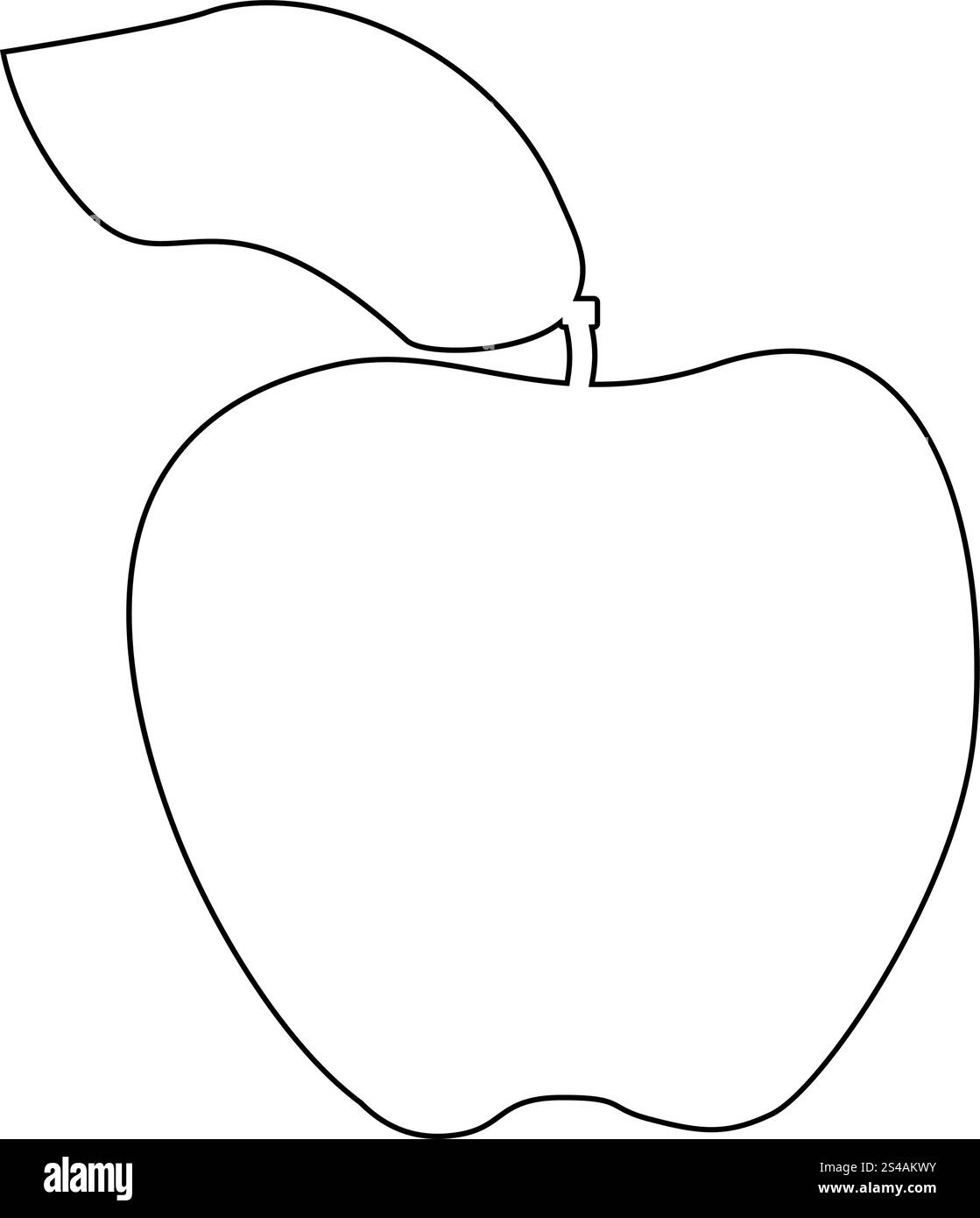 Icône Apple . Illustration de Vecteur