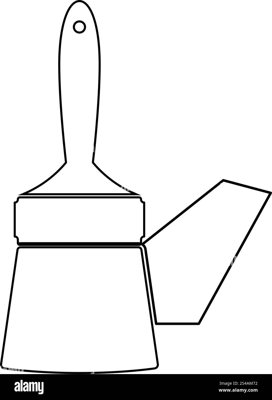 Icône pinceau .. Icône pinceau . Illustration de Vecteur