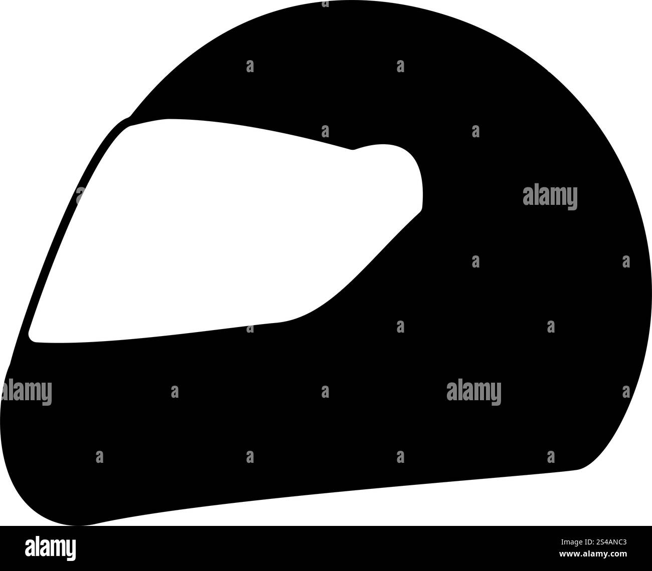 Icône casque de course . Illustration de Vecteur