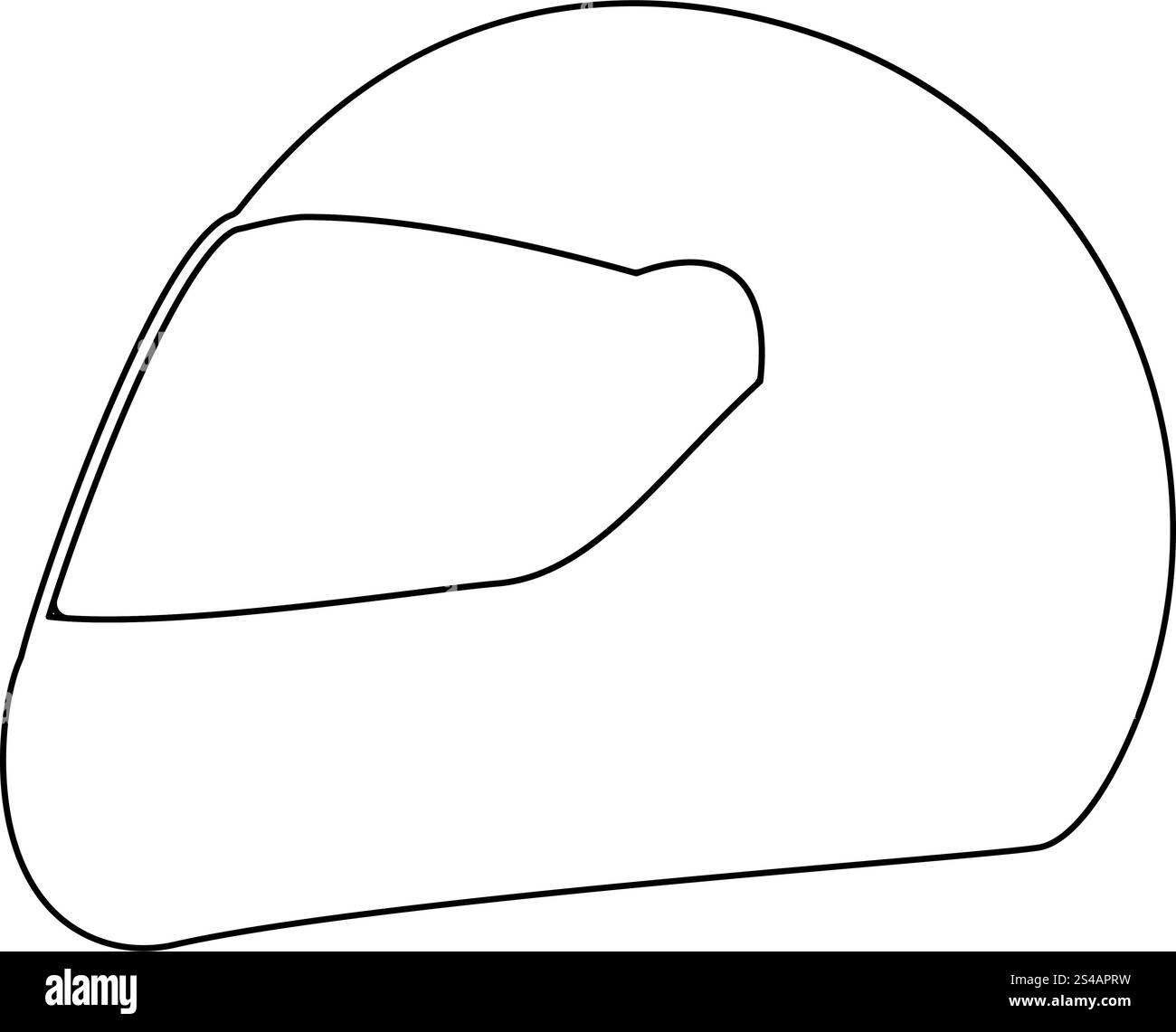 Icône casque de course . Illustration de Vecteur