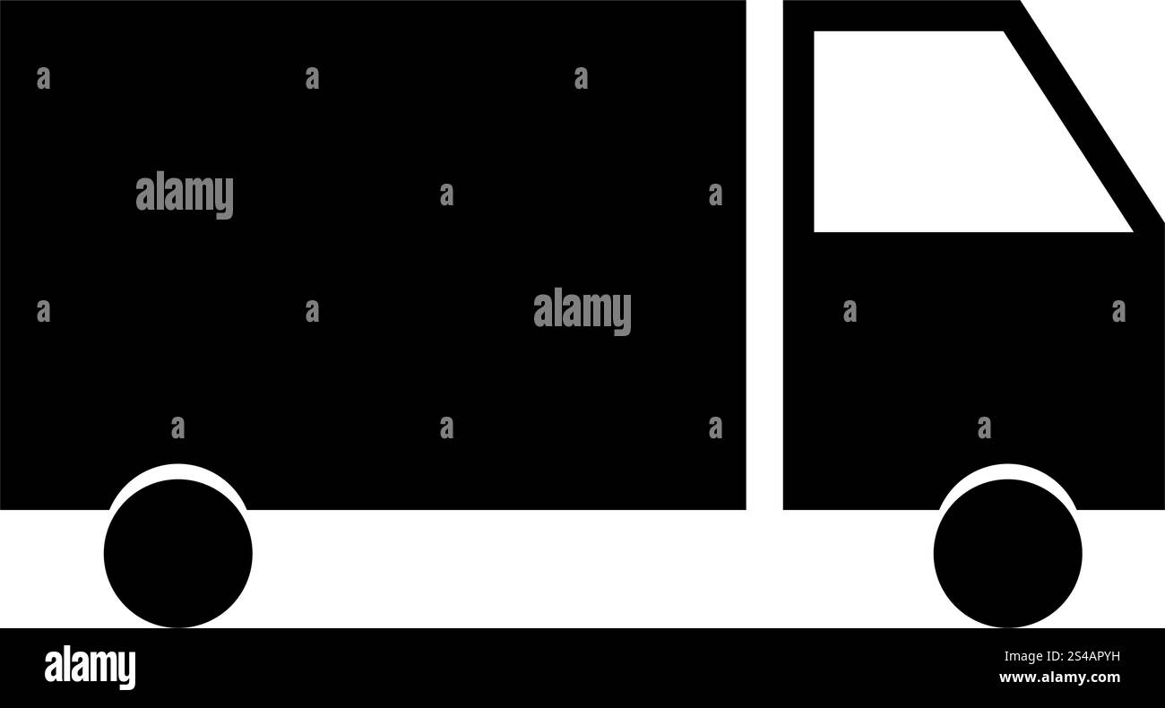 Icône chariot . Illustration de Vecteur