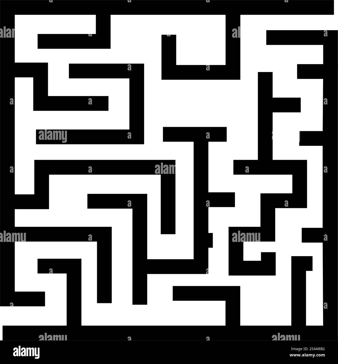 Labyrinthe, labyrinthe énigme noir icône . Illustration de Vecteur