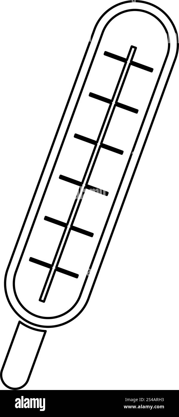 Thermomètre médical de l'icône . Illustration de Vecteur Thermomètre médical de l'icône . Illustration de Vecteur
