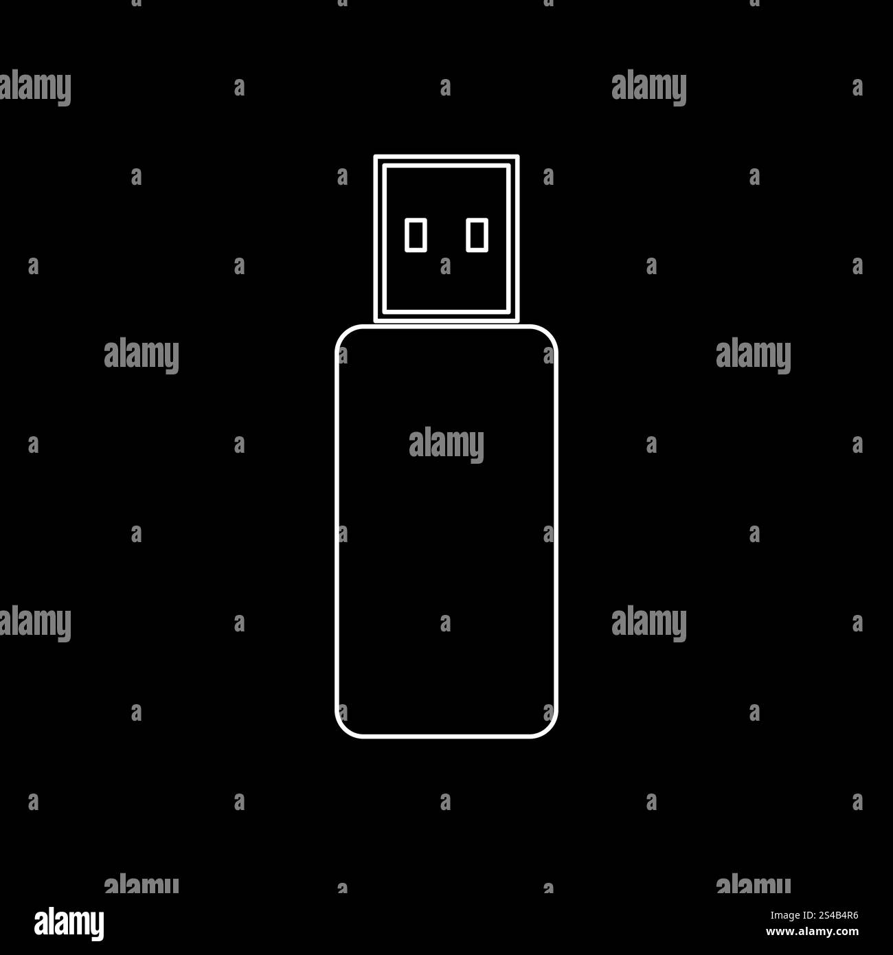 Icône du lecteur flash . Illustration de Vecteur
