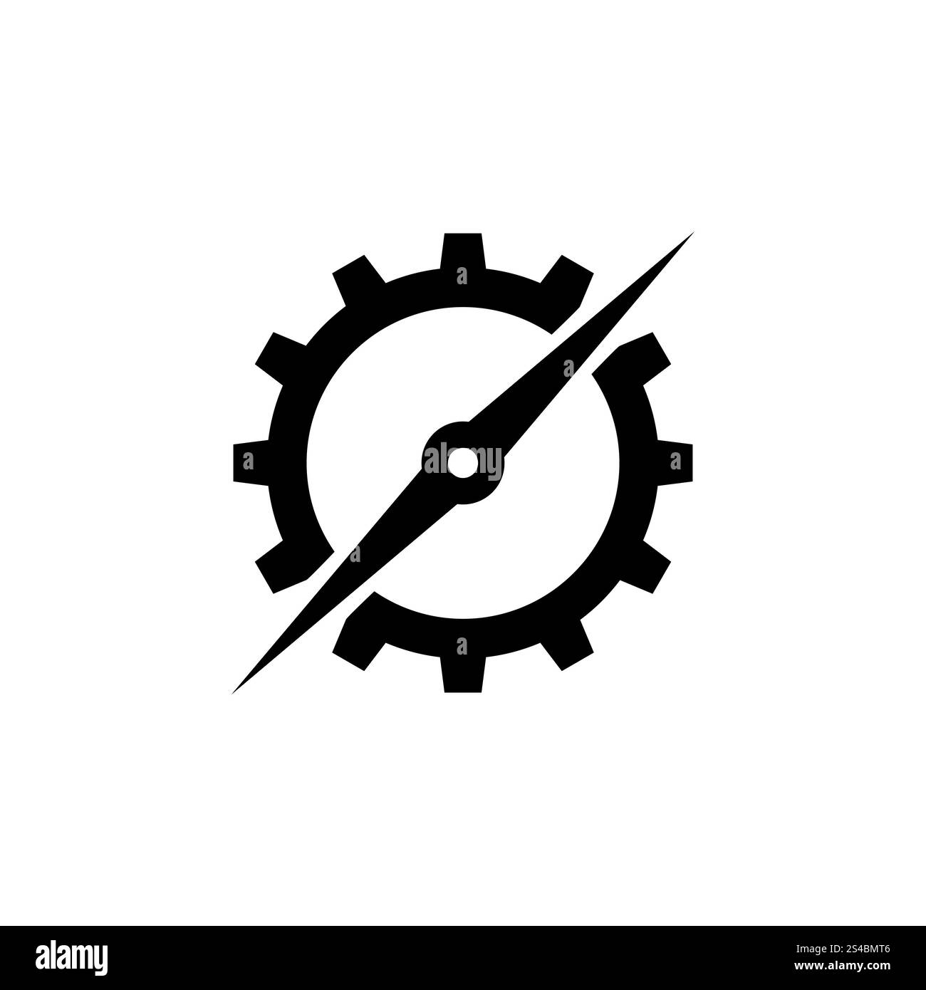 concept de roue d'industrie et de boussole sur fond blanc. roue, concept de boussole Banque D'Images