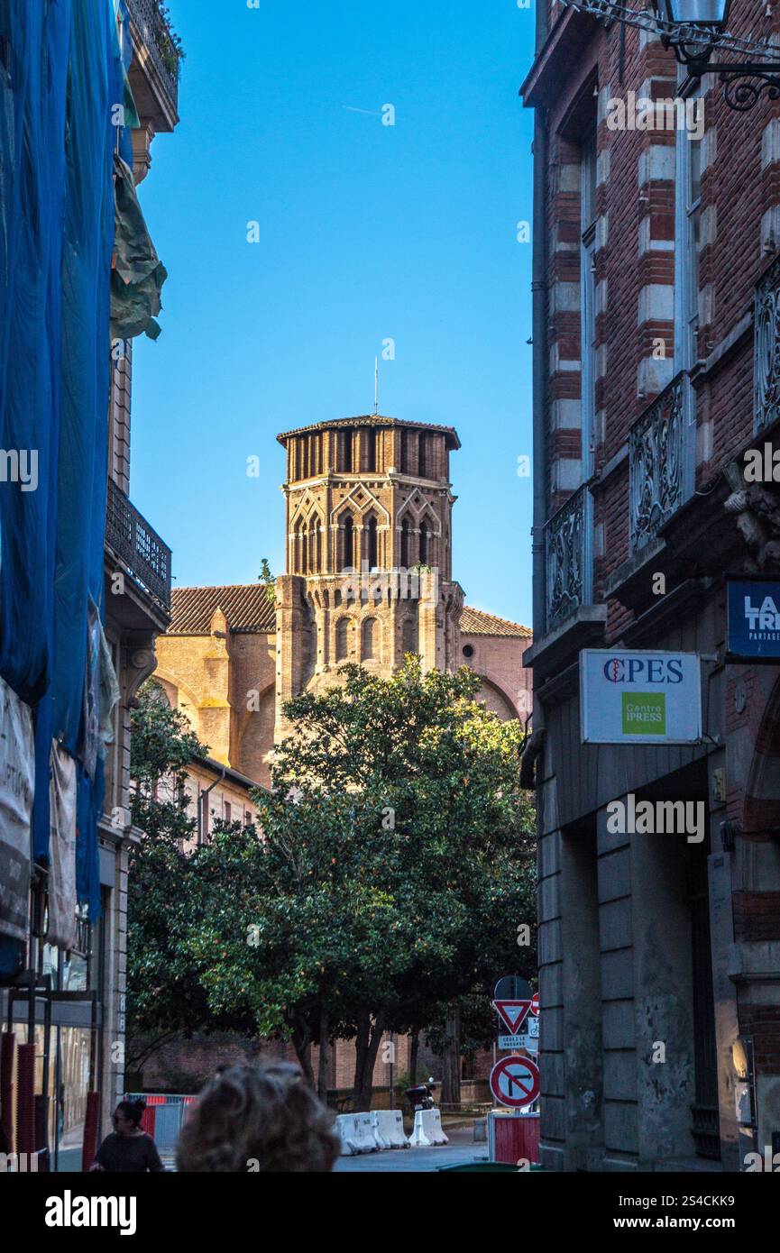Tour du Musée des Augustins, ancien monastère, Toulouse, haute-Garonne, Occitanie, France Banque D'Images