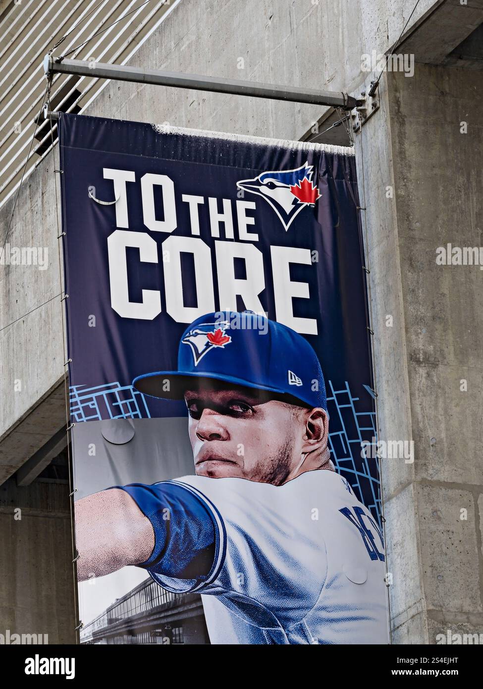 Toronto Canada / Toronto's Rogers Centre un lieu de référence sportif et domicile de l'équipe de baseball des Blue Jays de Toronto, au centre-ville de Toronto. Banque D'Images
