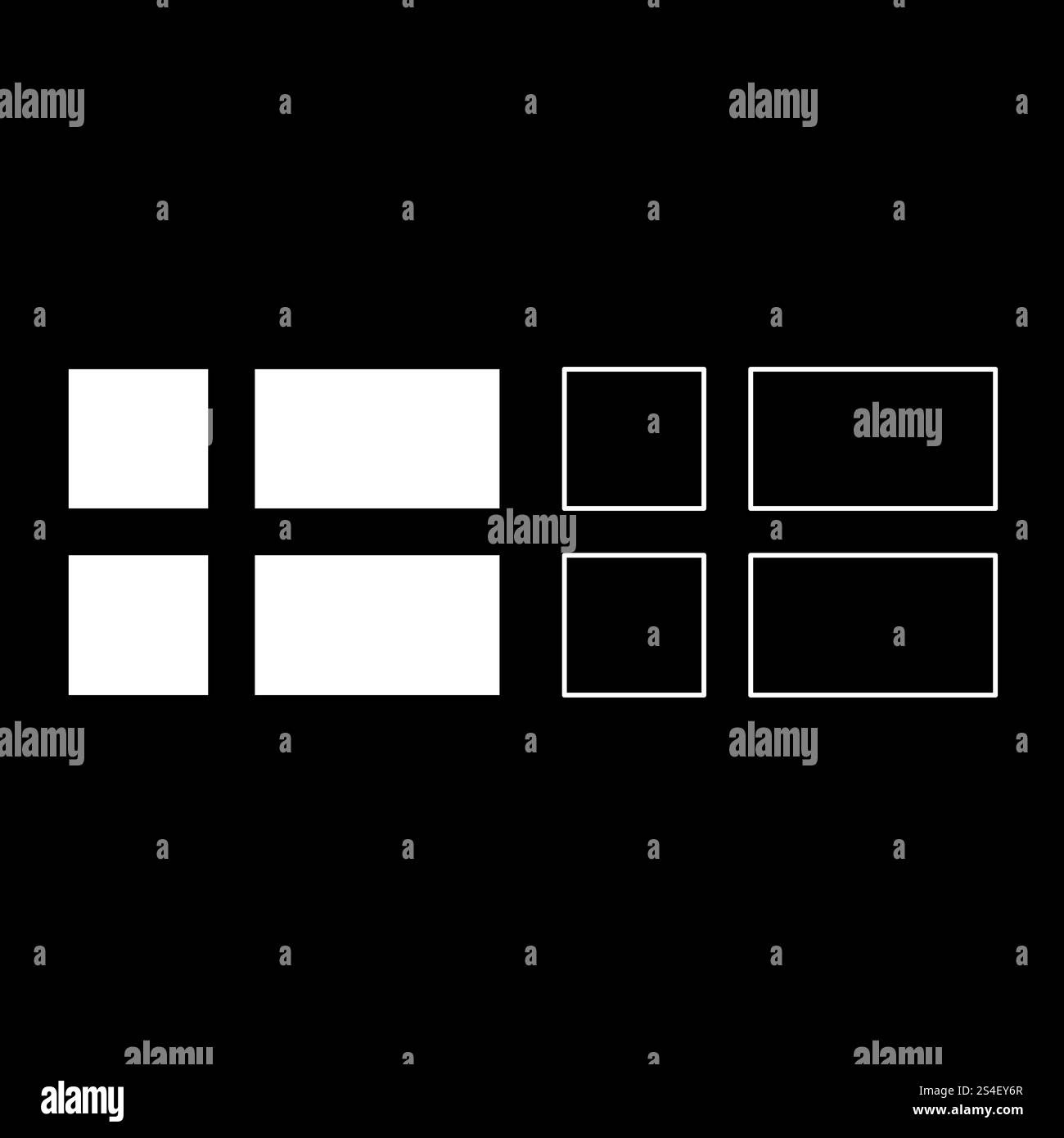 Pavillon du Danemark icon set illustration couleur blanc style du contour plat simple image Illustration de Vecteur