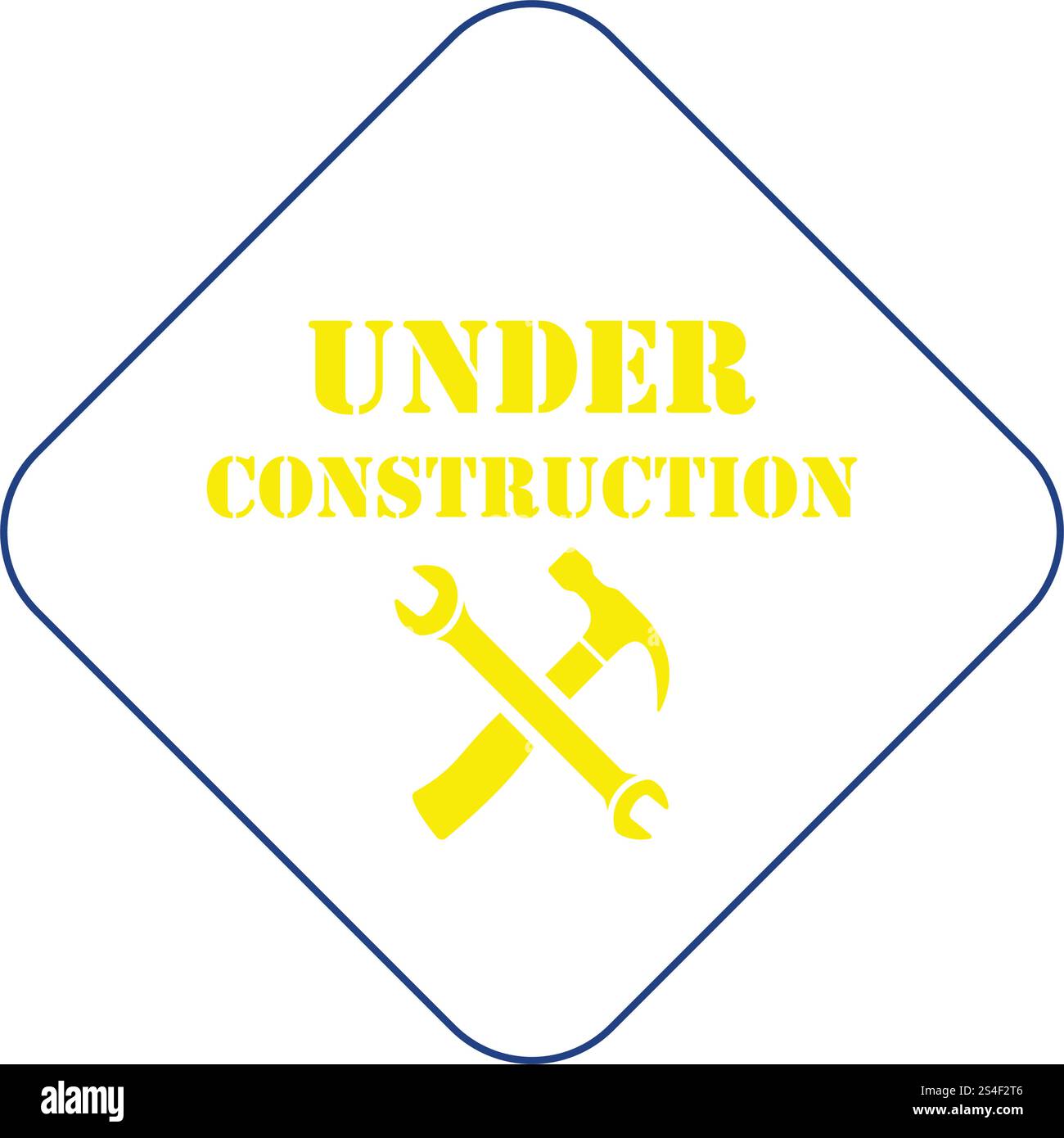 De l'icône en construction. Fine ligne design. Vector illustration. Illustration de Vecteur