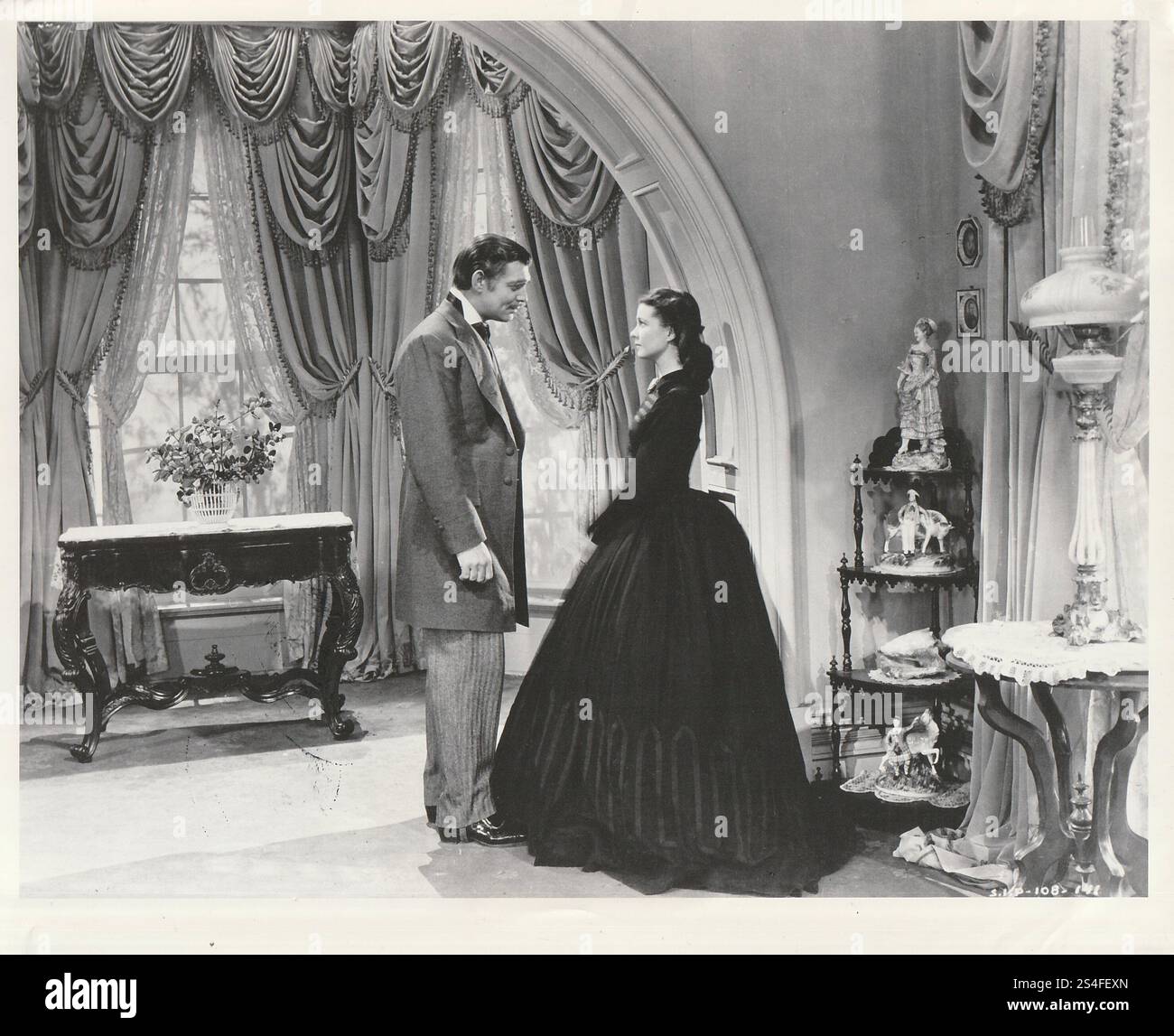 Gone with the Wind MGM 1939 Clark Gable, Vivian Leigh, Leslie Howard et Olivia DeHavilland. Banque D'Images