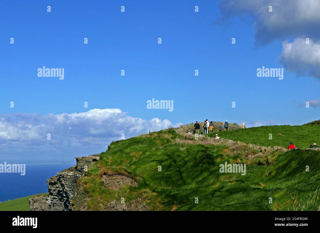 Falaises de Moher, comté de Clare, province de Munster, République d'Irlande, Europe Banque D'Images