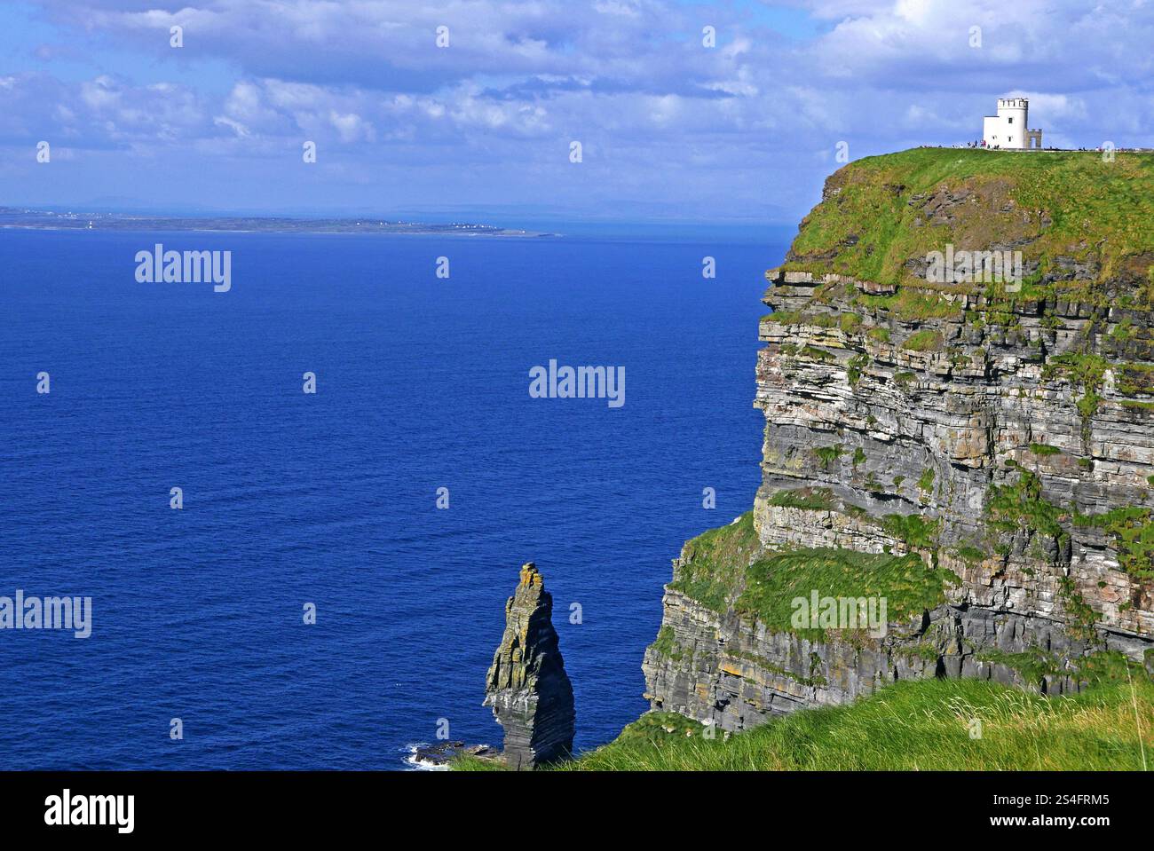 Falaises de Moher, comté de Clare, province de Munster, République d'Irlande, Europe Banque D'Images
