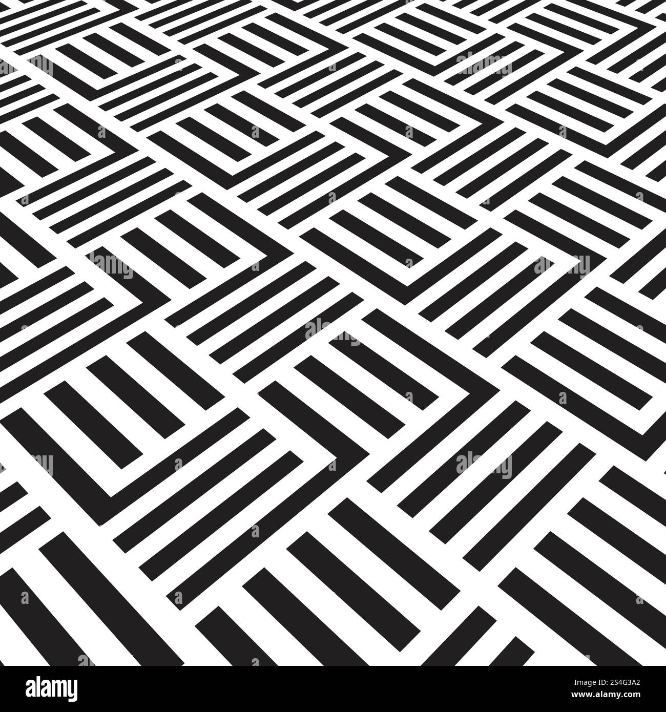 Motif géométrique noir et blanc avec rayures. Papier peint de tapis rayé de vecteur. Illustration du motif de carreaux ou du tapis. Motif géométrique noir et blanc avec rayures. Papier peint de tapis rayé de vecteur Illustration de Vecteur