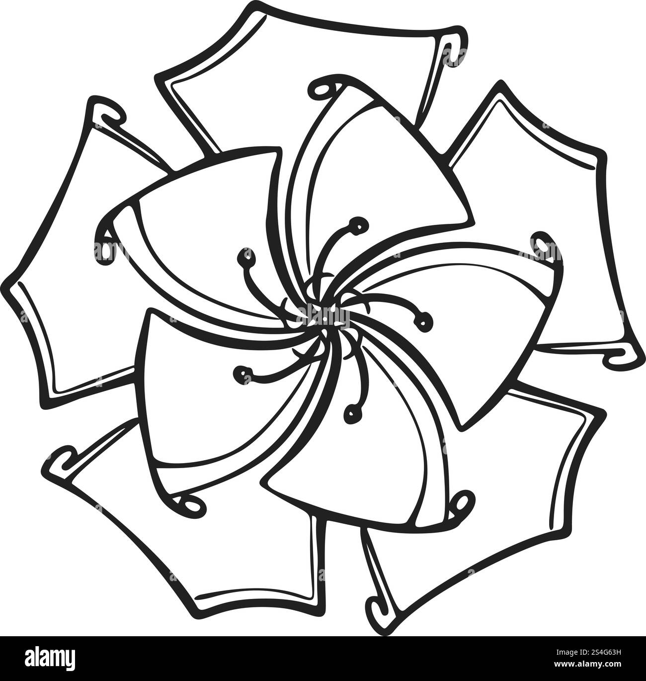 Icône de fleur tropicale. Illustration simple de l'icône de vecteur de fleur tropicale pour la conception de Web isolé sur fond blanc. Icône de fleur tropicale, style simple Illustration de Vecteur
