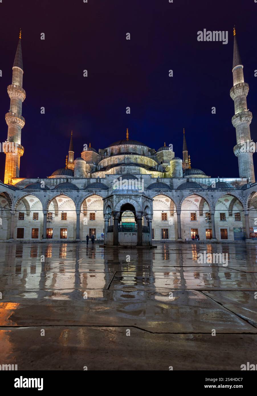 Nouvelle Mosquée Yeni Cami Istanbul Turquie Banque D'Images