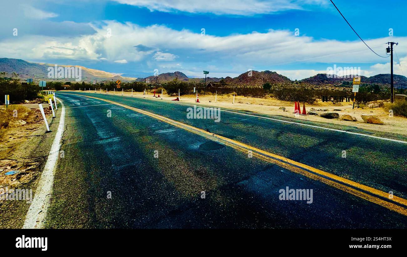 Le parc national Joshua Tree, California, USA - Image de stock capturée avec un smartphone